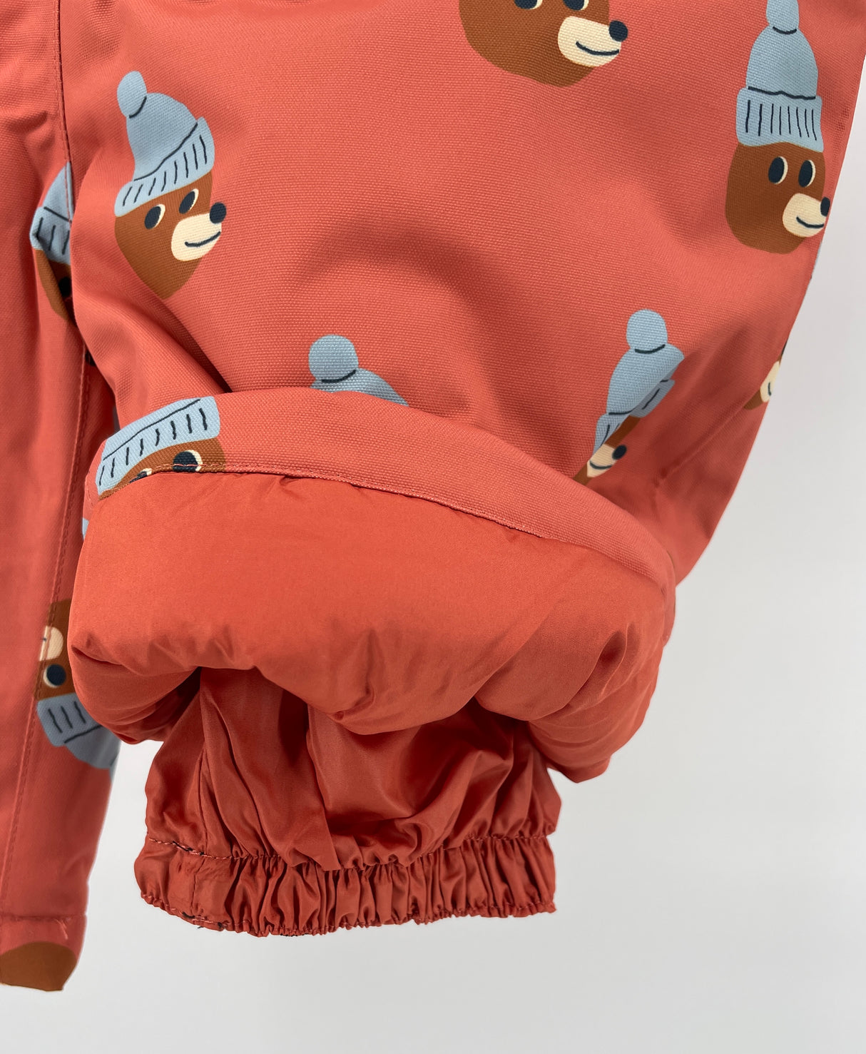 Sneeuwpak Overal Oranje Beren Print Maat 86