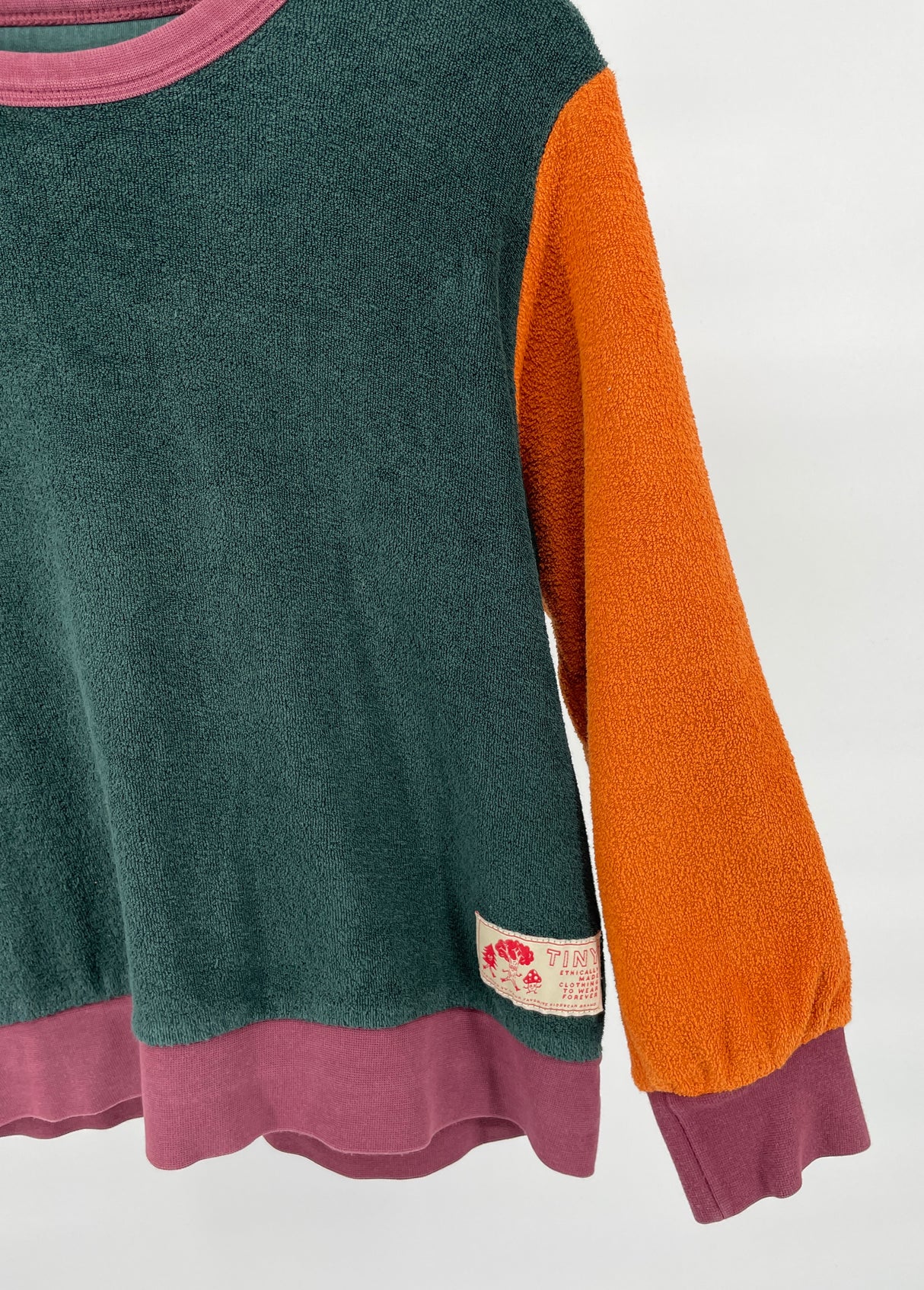 Trui Groen Oranje Maat 128