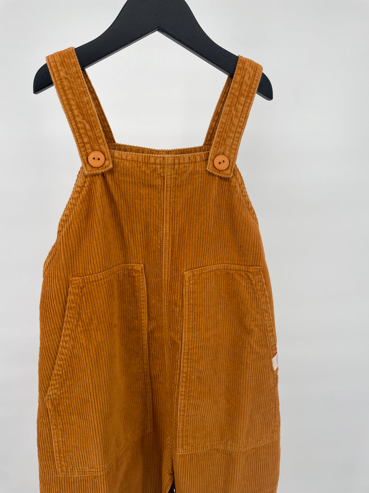 Tuinbroek Rib Bruin Maat 116