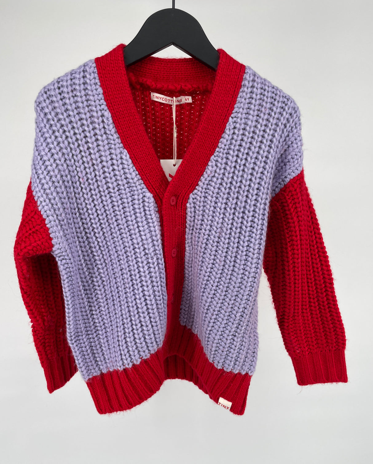 Vest Lila Rood Maat 116