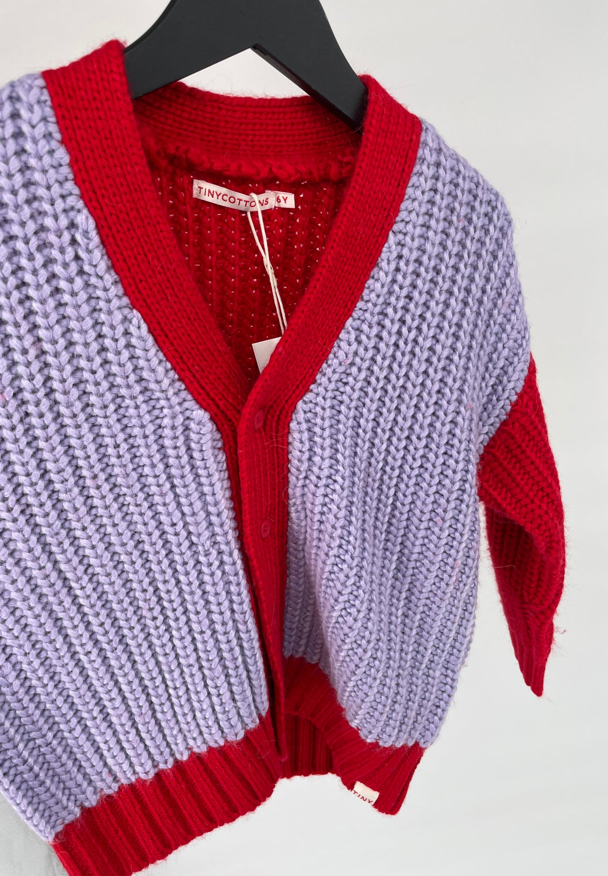 Vest Lila Rood Maat 116