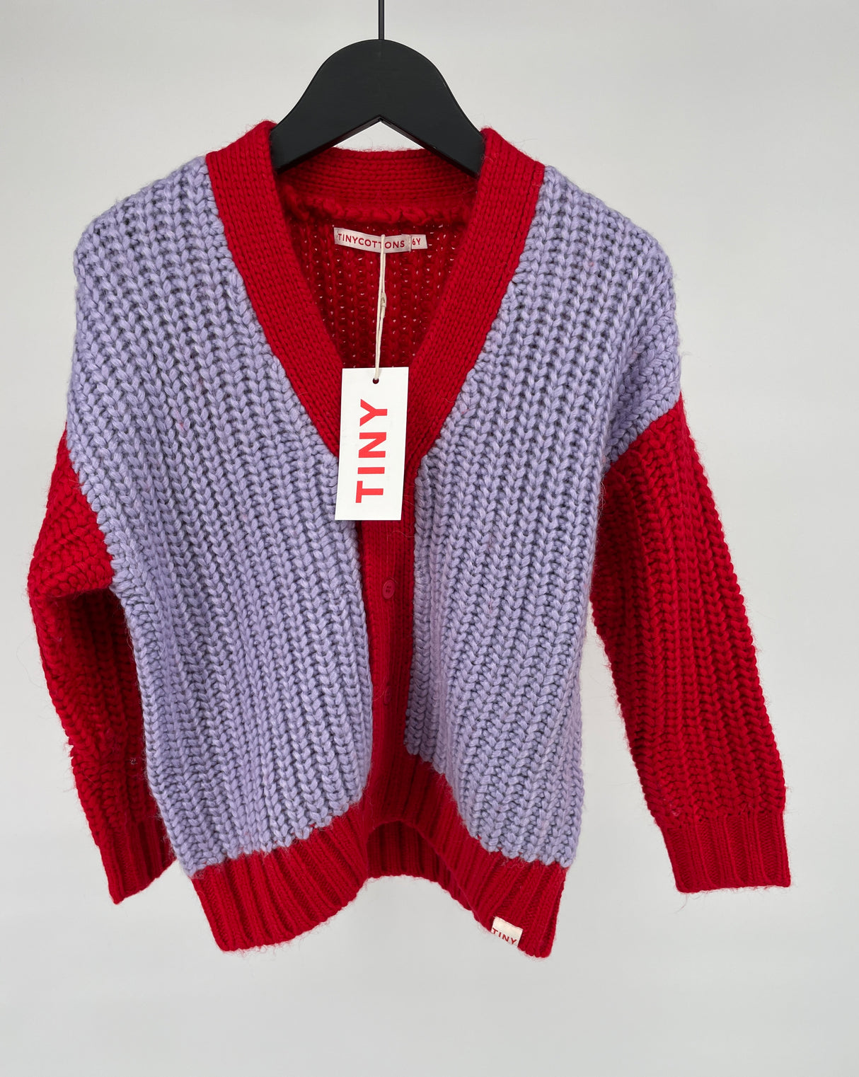 Vest Lila Rood Maat 116