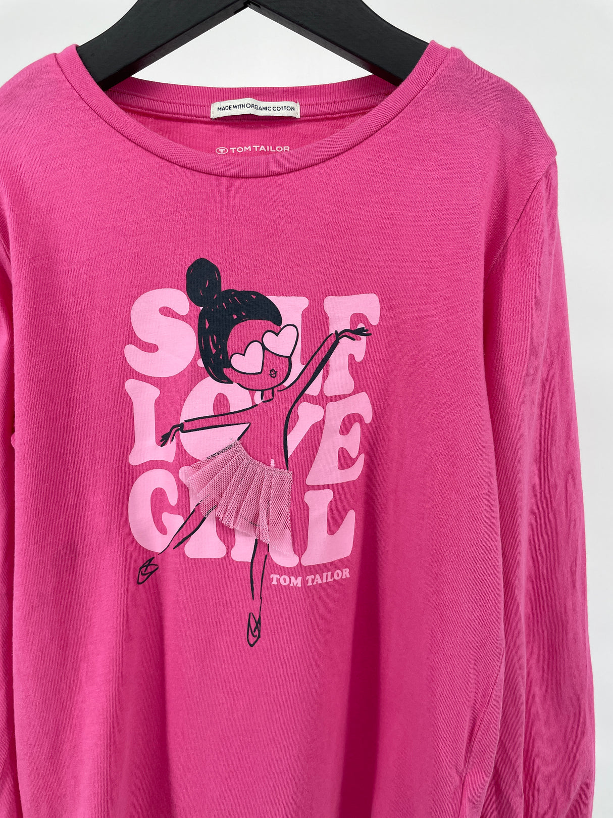 Longsleeve Roze Ballerina Maat 116 / 122