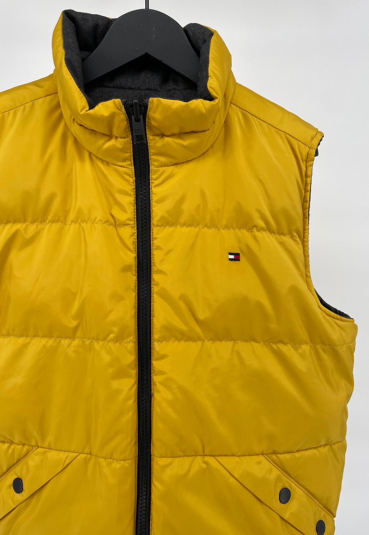 Bodywarmer Reversible Geel Grijs Maat 152