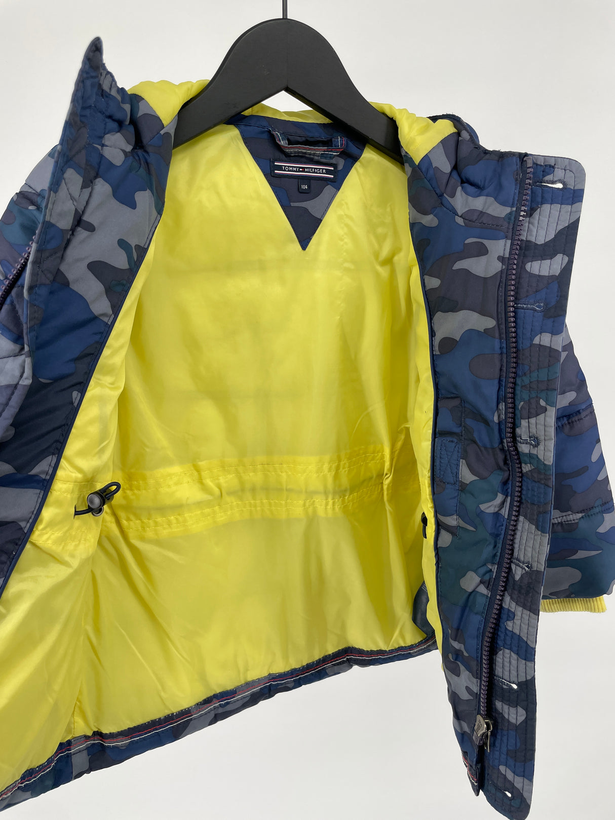 Winterjas Blauw Camouflage Maat 104