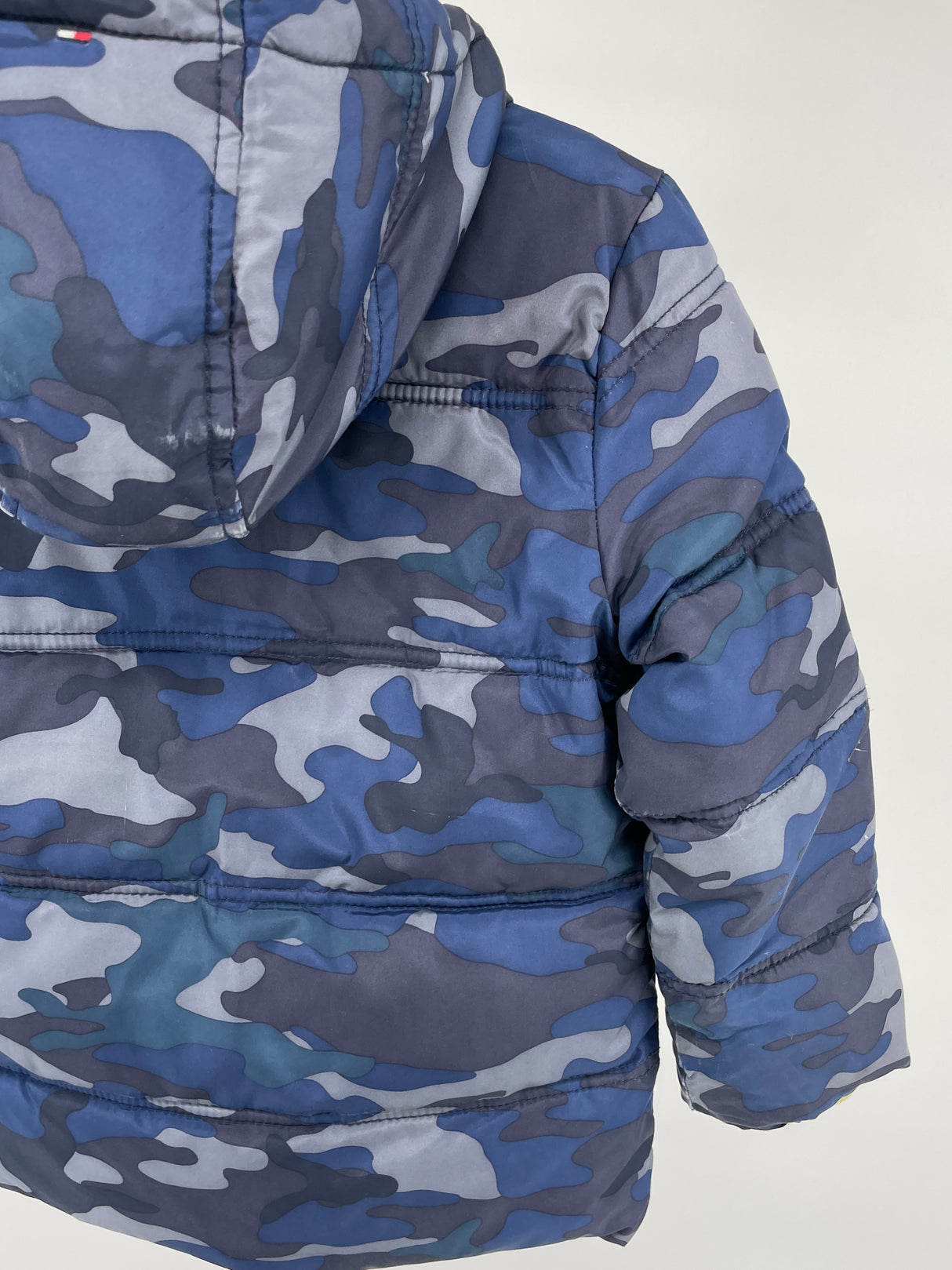 Winterjas Blauw Camouflage Maat 104