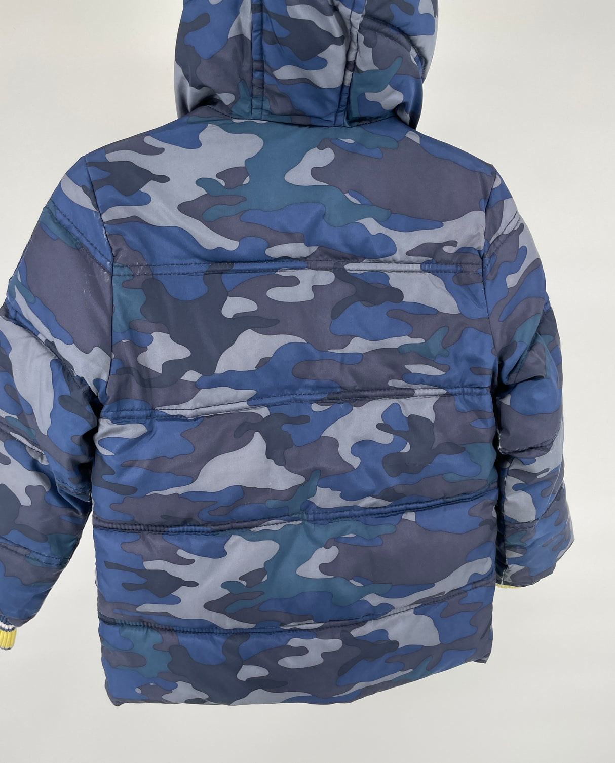 Winterjas Blauw Camouflage Maat 104