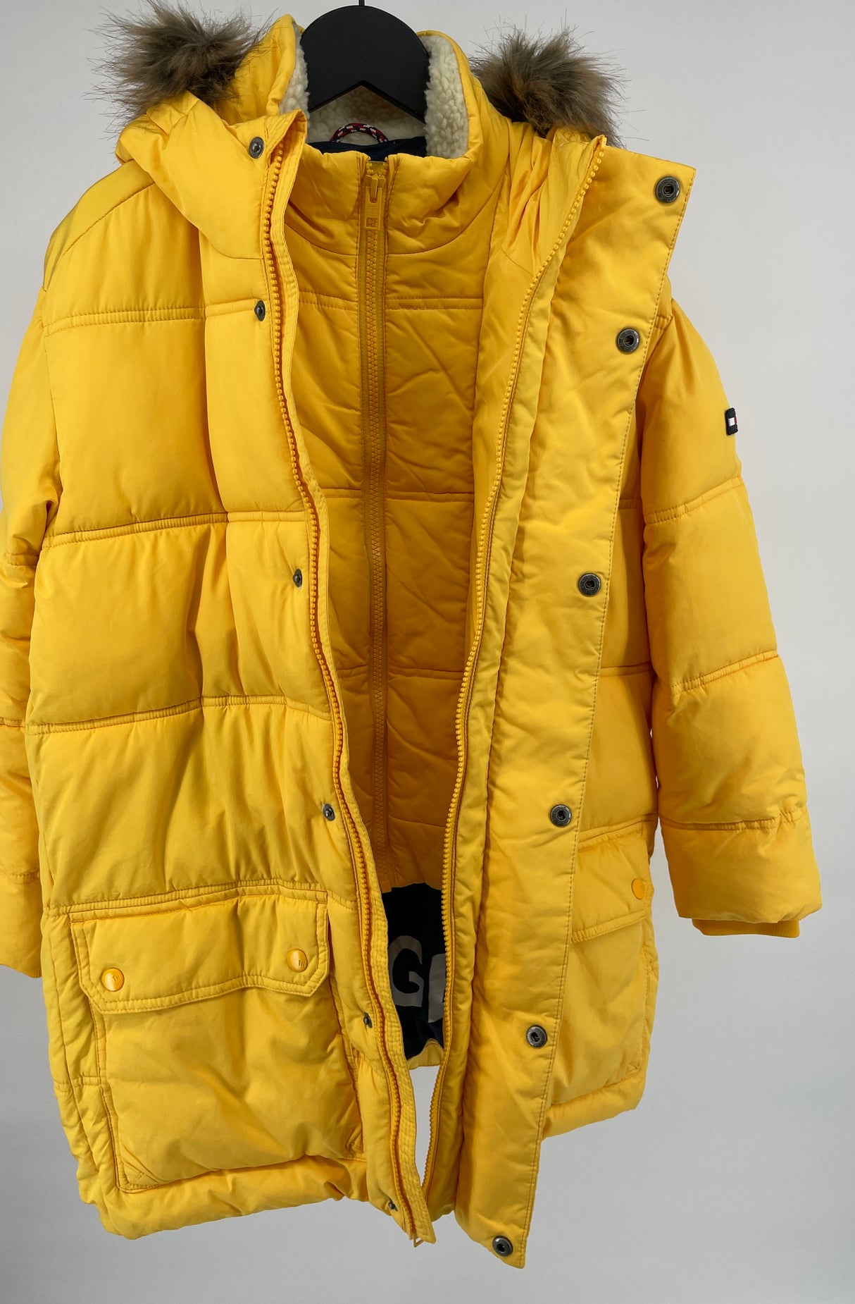 Parka Winterjas Geel Maat 140
