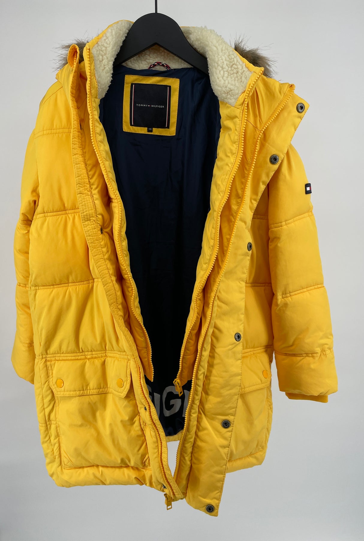 Parka Winterjas Geel Maat 140