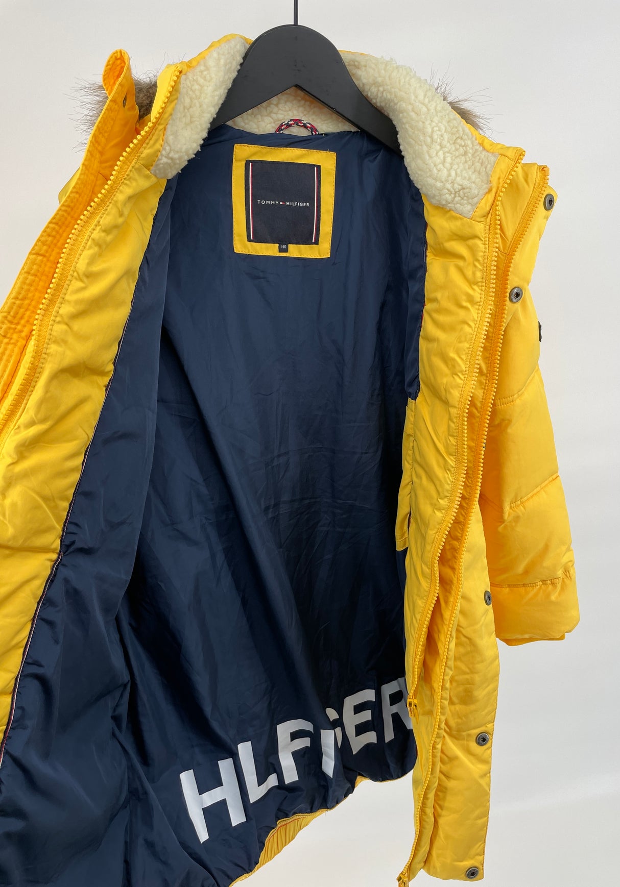 Parka Winterjas Geel Maat 140