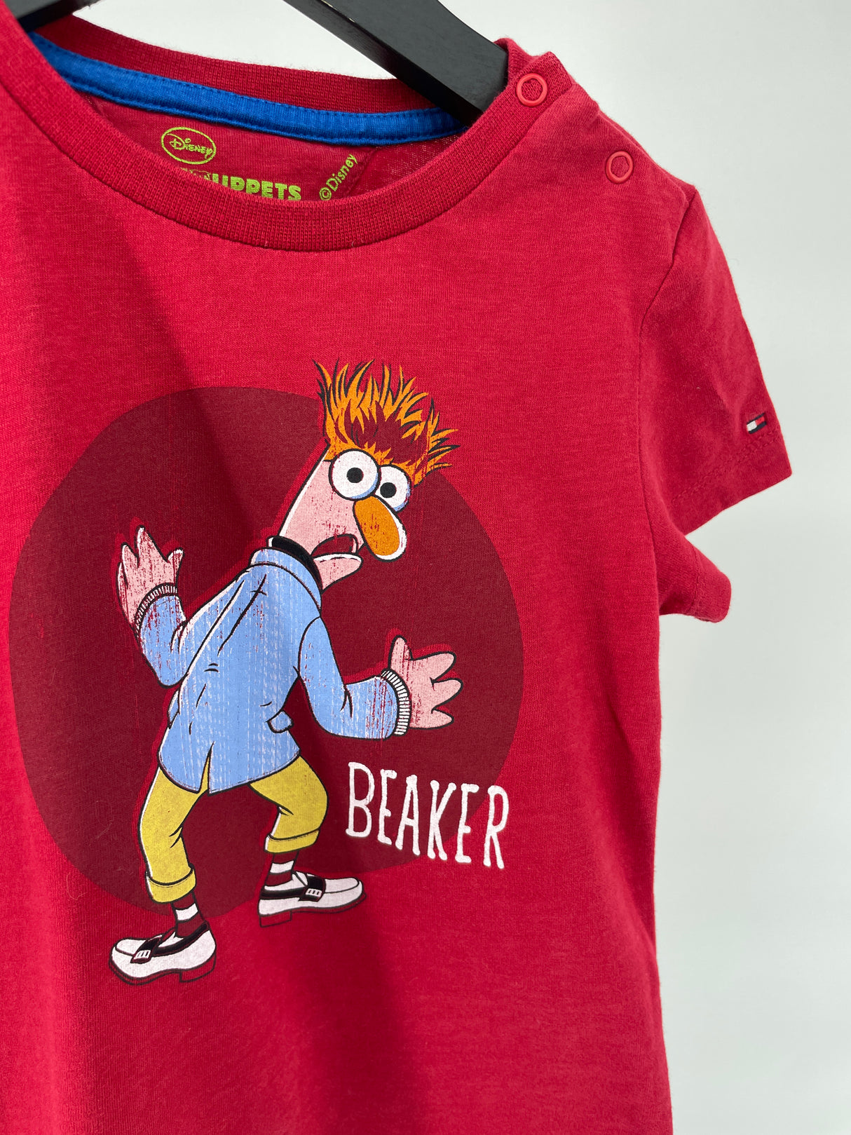 T-shirt Rood Muppets Beaker Maat 86