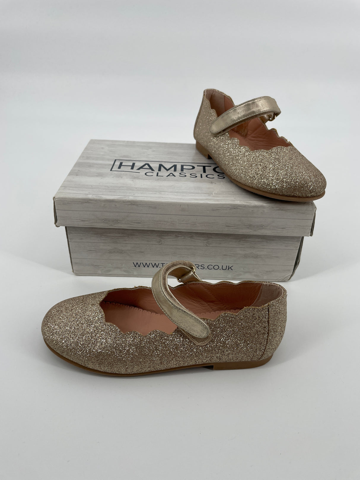 Classic Feest Schoenen Goud Glitter Maat 27