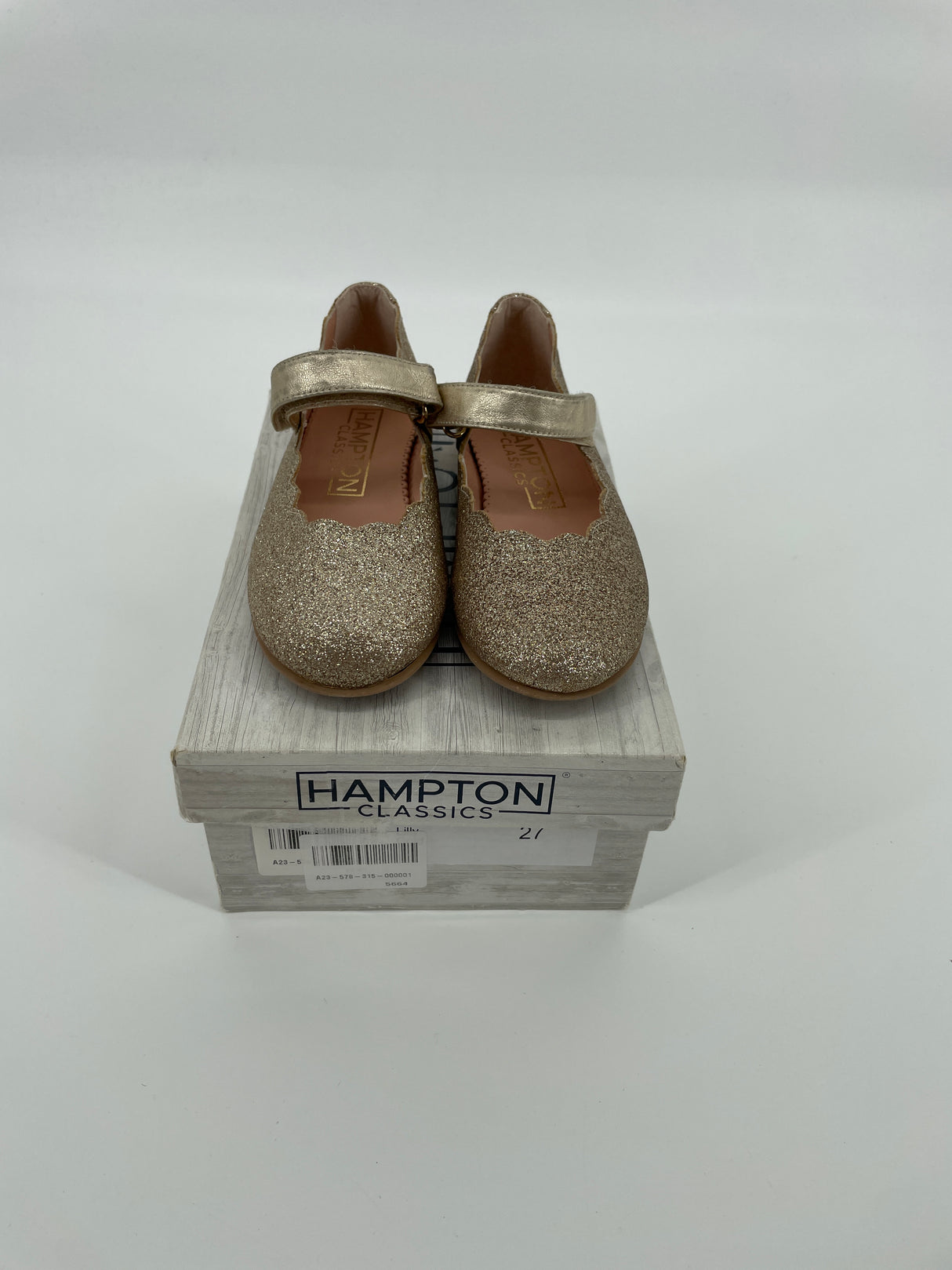 Classic Feest Schoenen Goud Glitter Maat 27