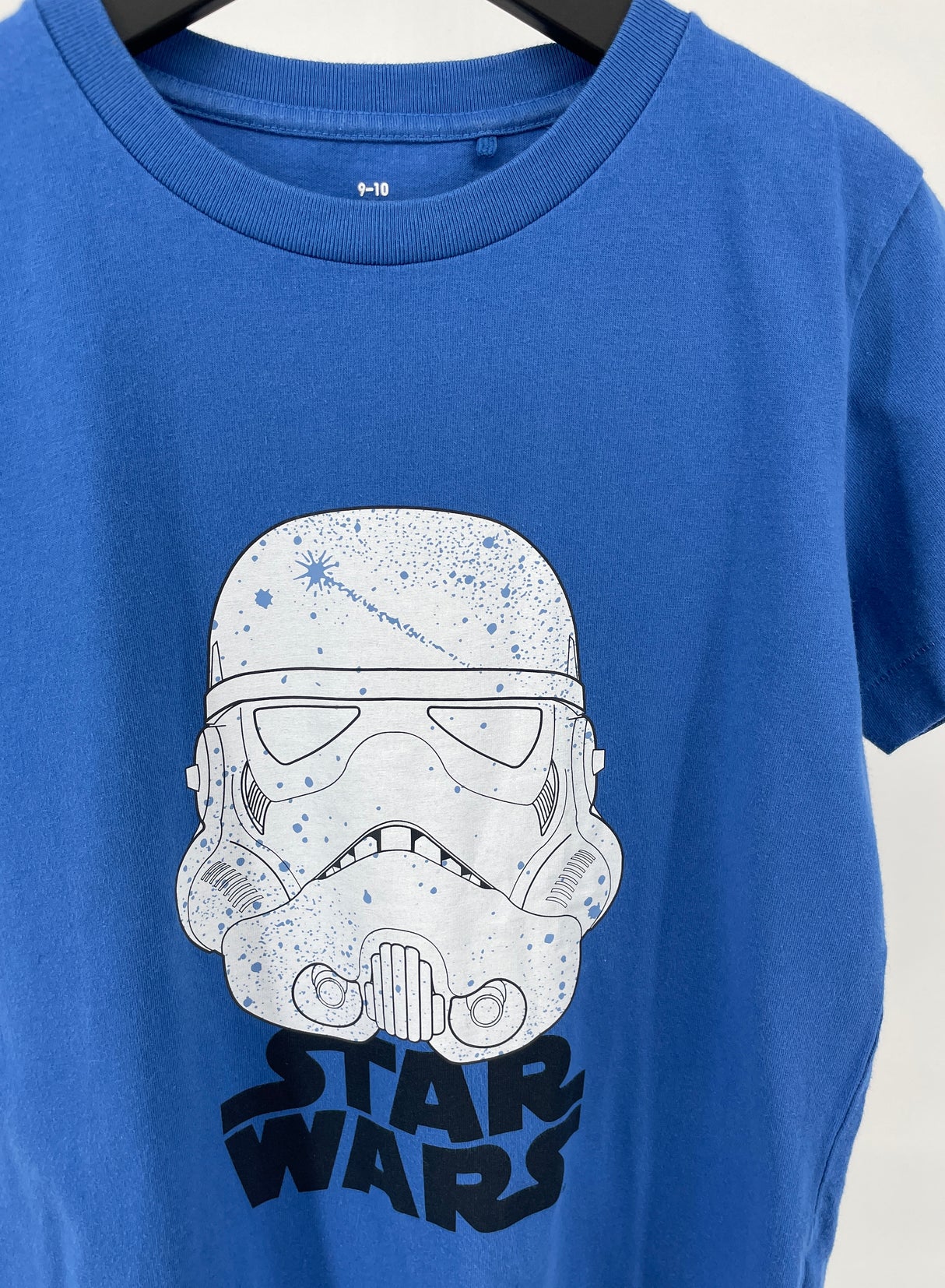 T-shirt Blauw Star Wars Storm Trooper Maat 140