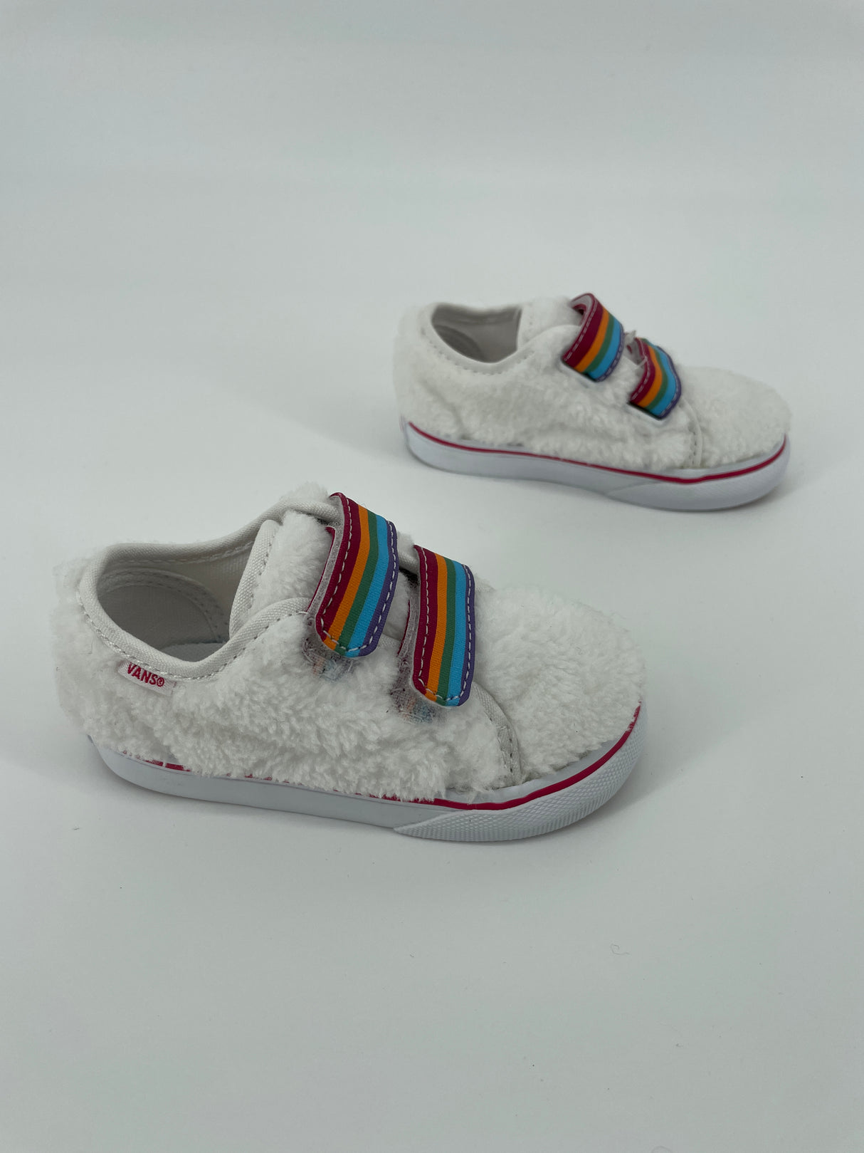 Klittenband Schoenen Wit Regenboog Maat 22,5
