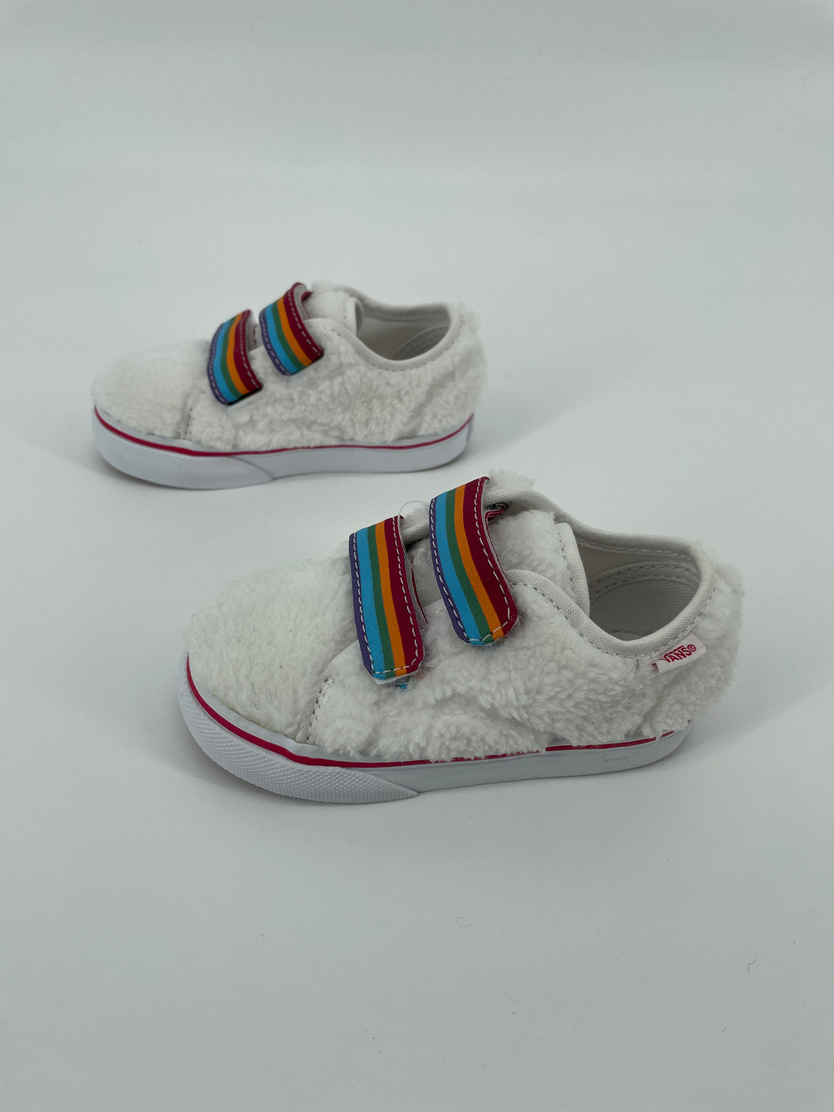 Klittenband Schoenen Wit Regenboog Maat 22,5