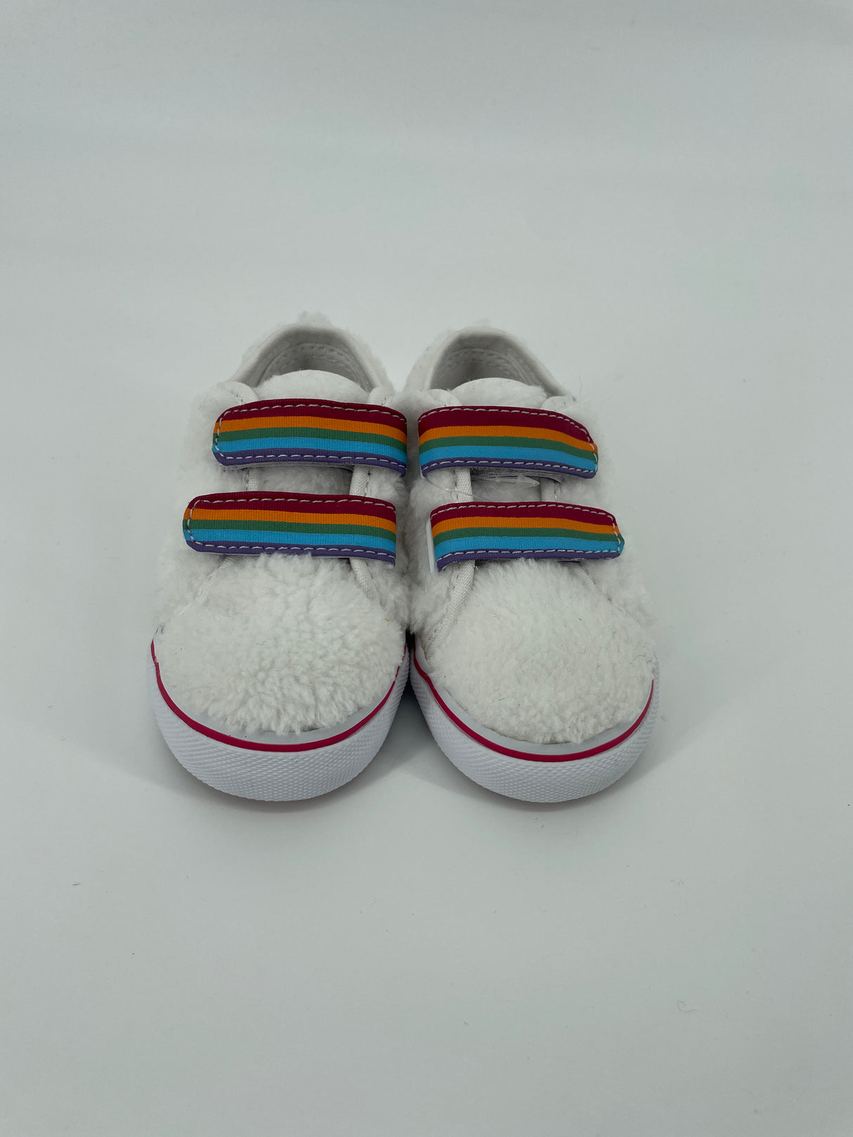 Klittenband Schoenen Wit Regenboog Maat 22,5