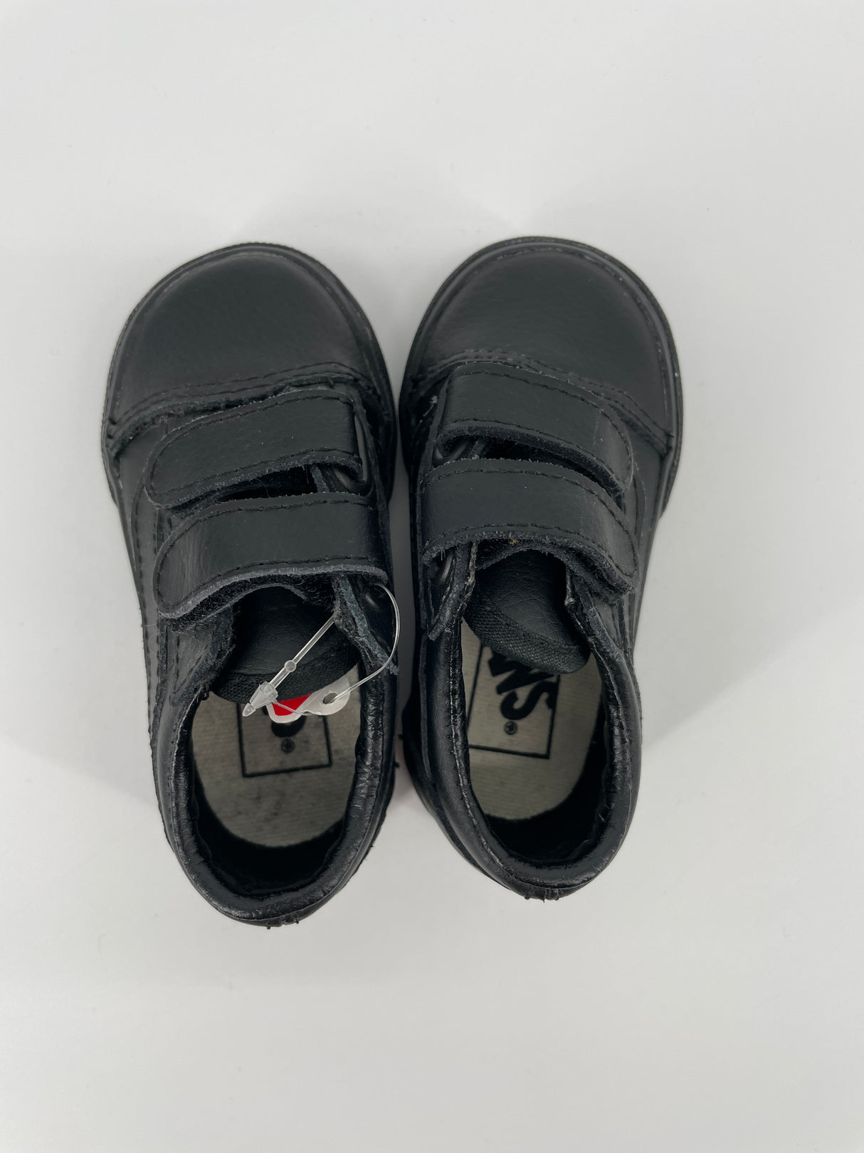 Old Skool V Zwart Leer Maat 20