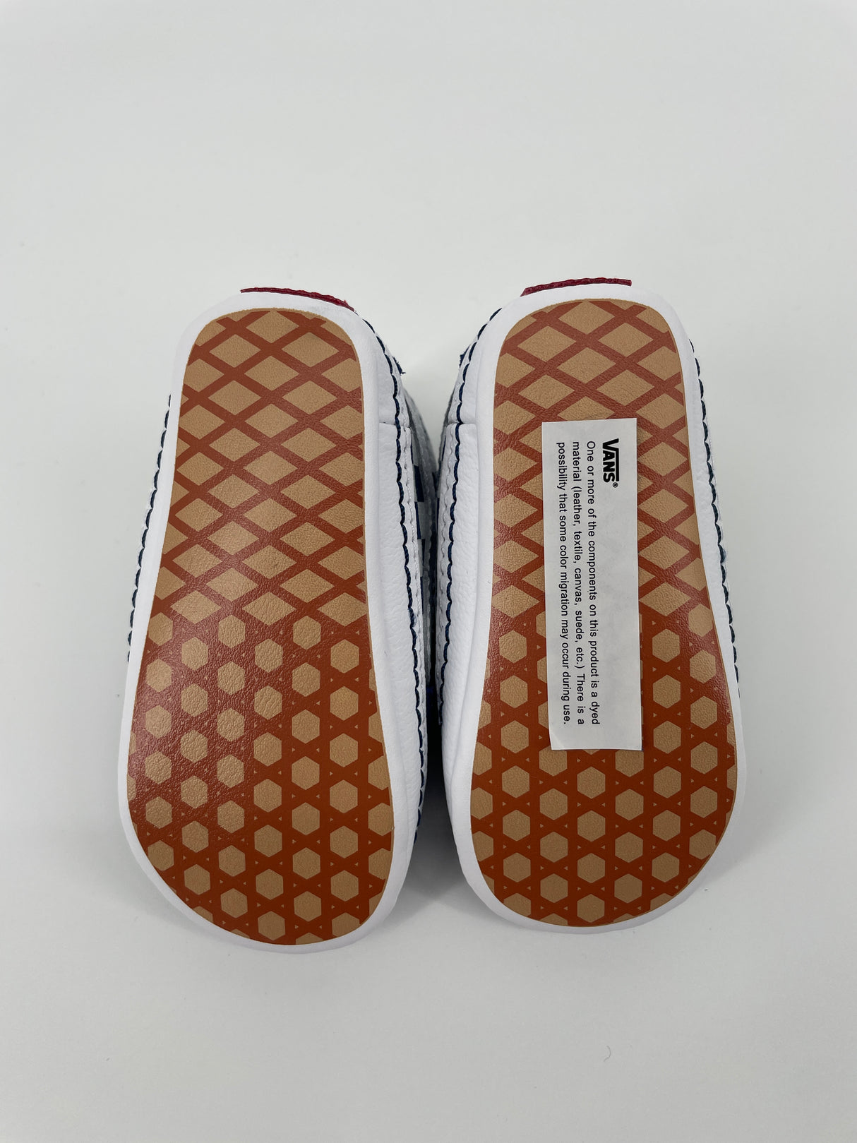 Sk8-Hi Crib Schoentjes Blauw Wit Geblokt Maat 19