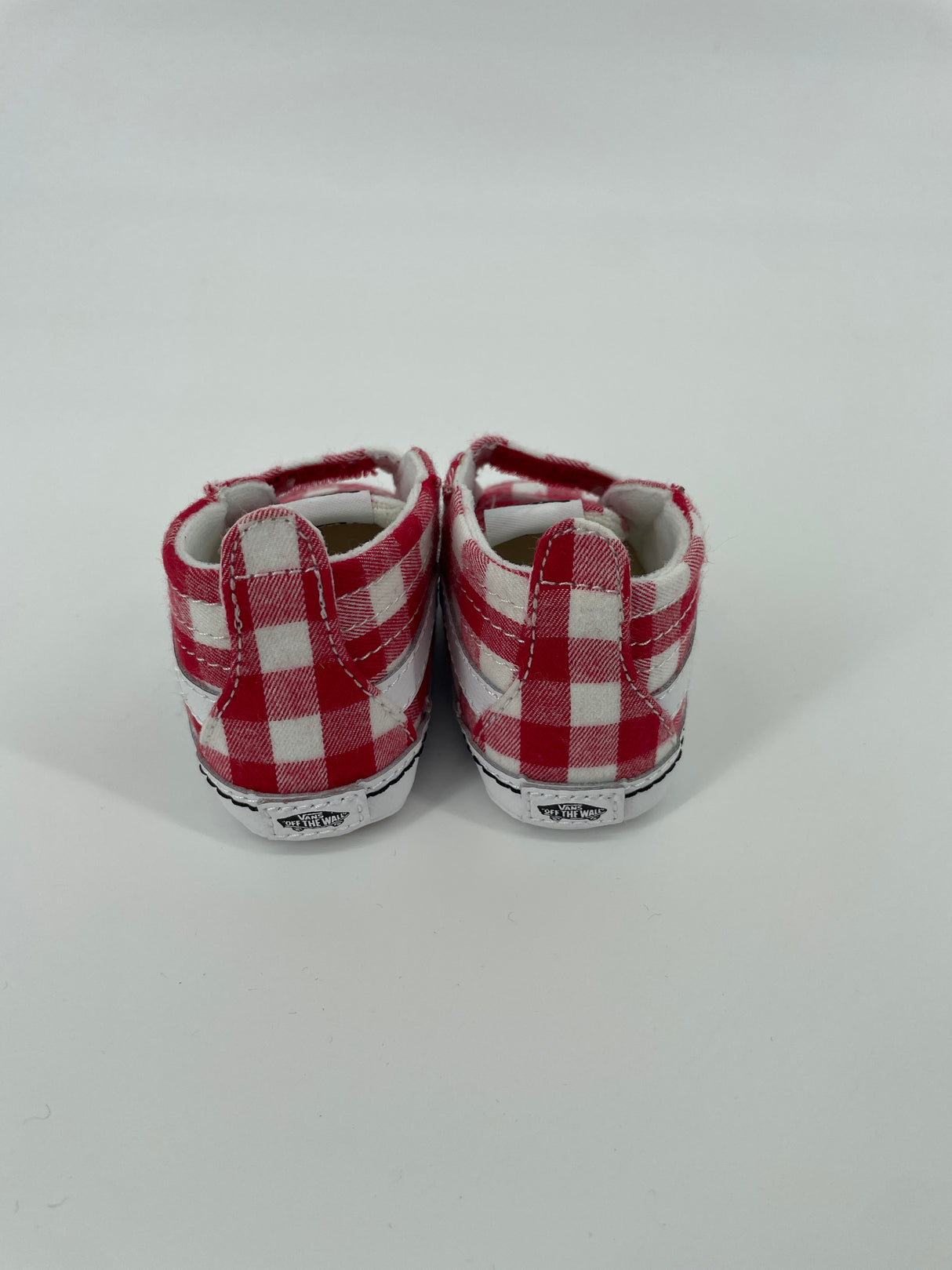 Sk8-Hi Crib Schoentjes Rood Wit Geblokt Maat 18