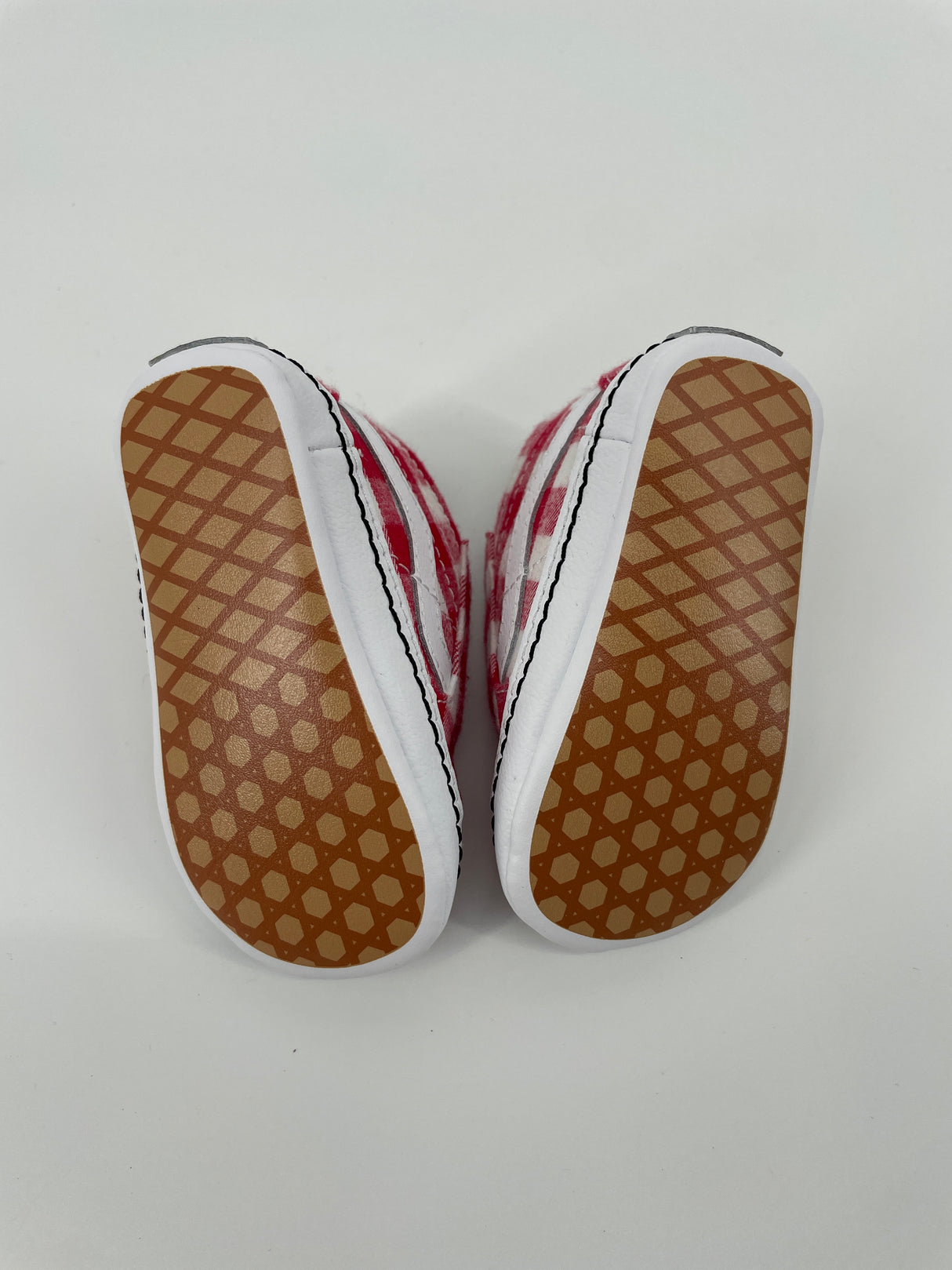 Sk8-Hi Crib Schoentjes Rood Wit Geblokt Maat 18