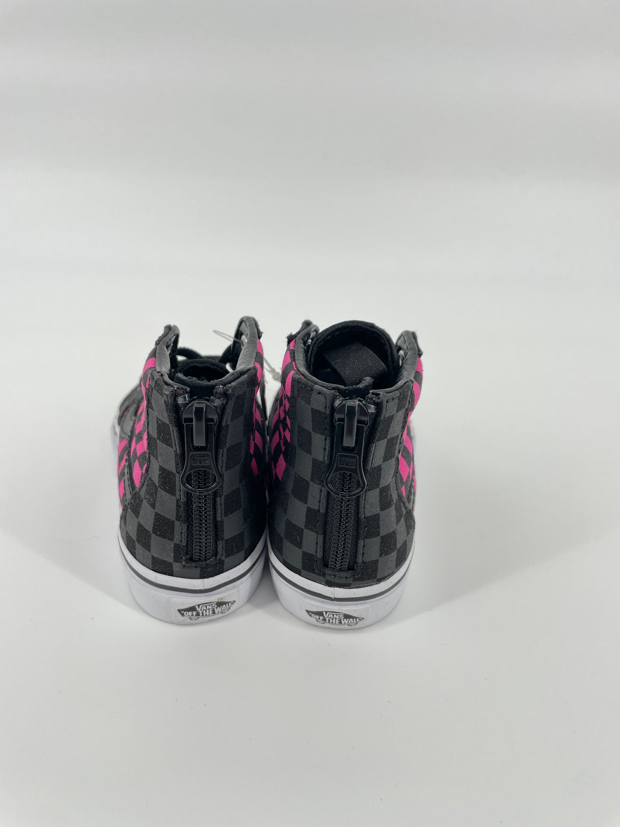 Sk8-Hi Zip Checkerboard Roze Zwart Maat 21,5