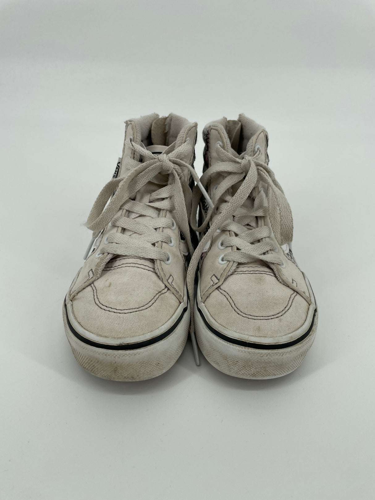 Sk8-Hi Zip Grijs Roze Patchwork Maat 28