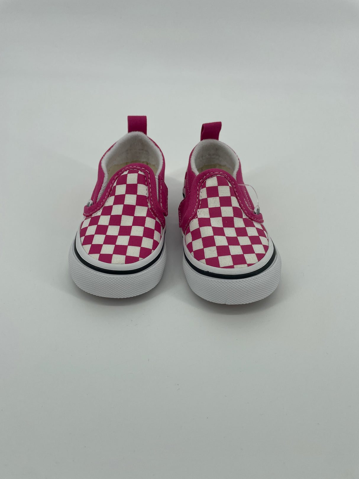 Slip On Classic Roze Wit Geblokt Maat 21