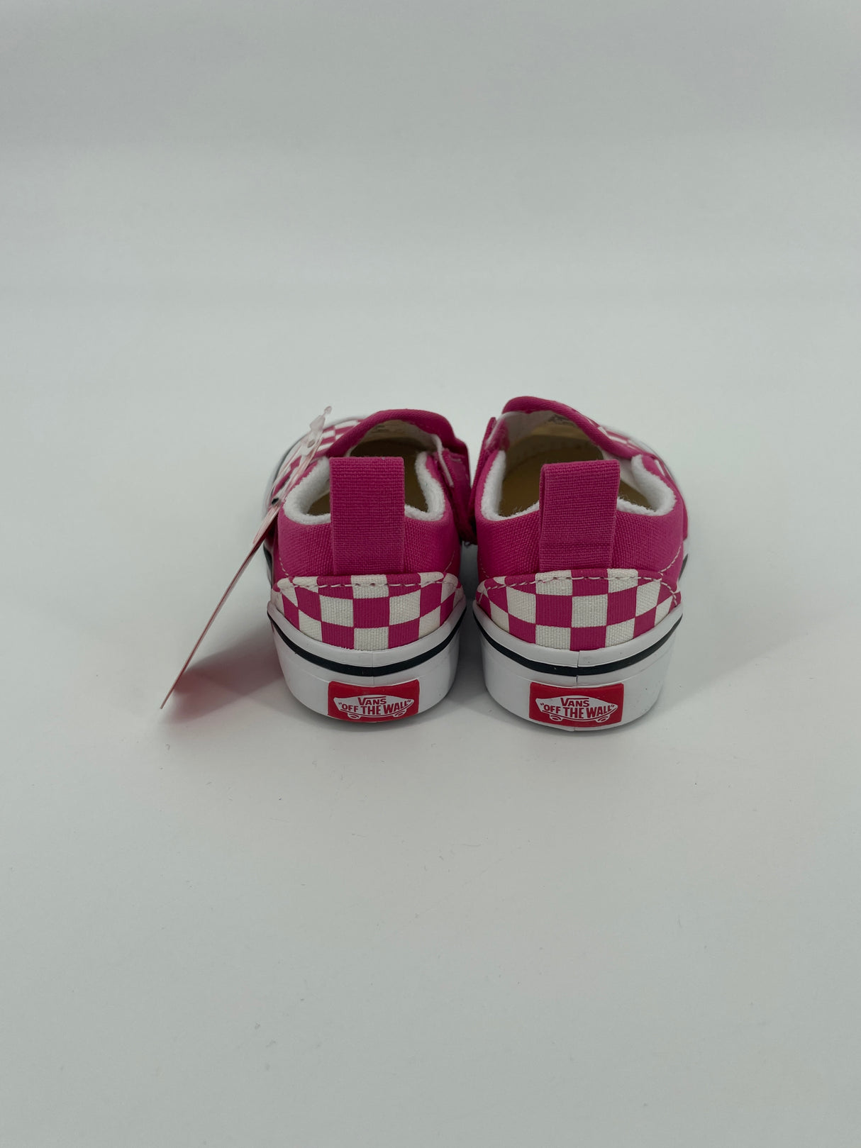 Slip On Classic Roze Wit Geblokt Maat 21