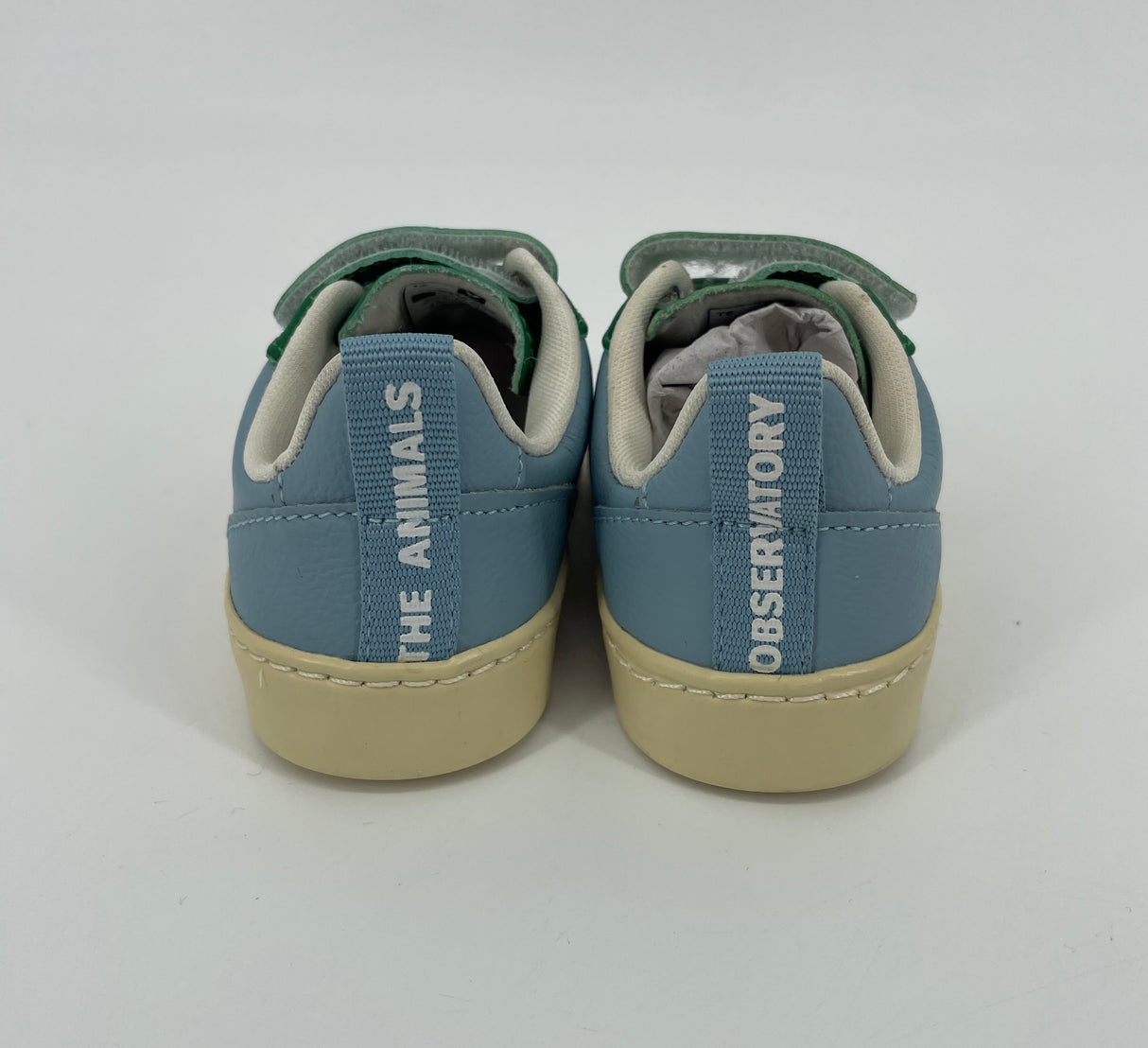 Sneakers Lichtblauw Groen Klittenband Maat 22