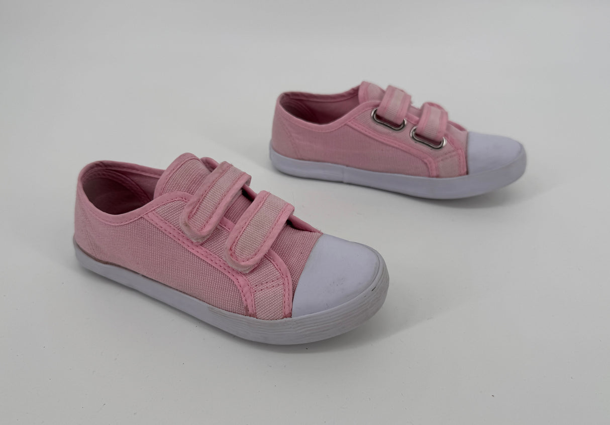 Gymschoenen Roze Canvas Klittenband Maat 31