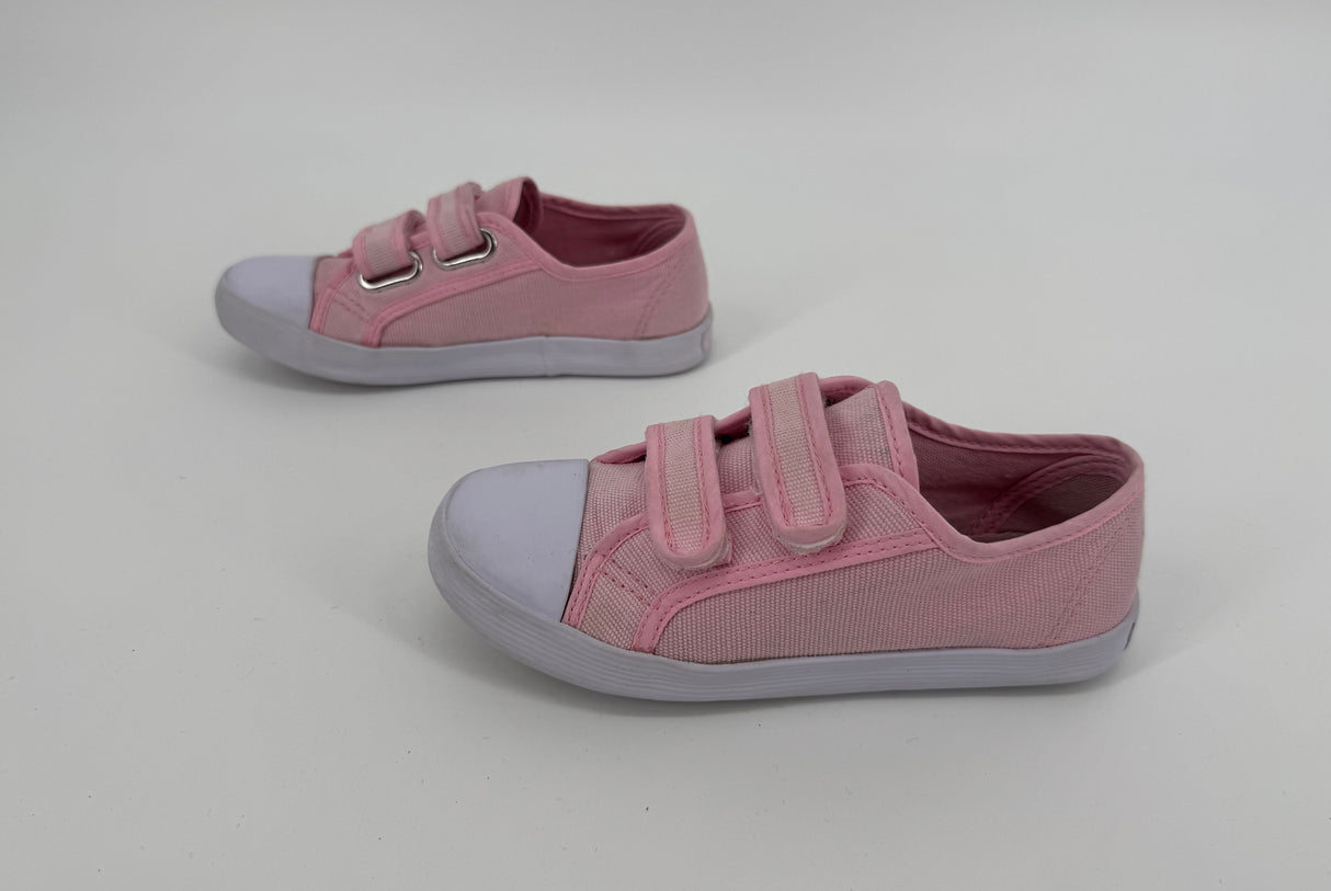 Gymschoenen Roze Canvas Klittenband Maat 31