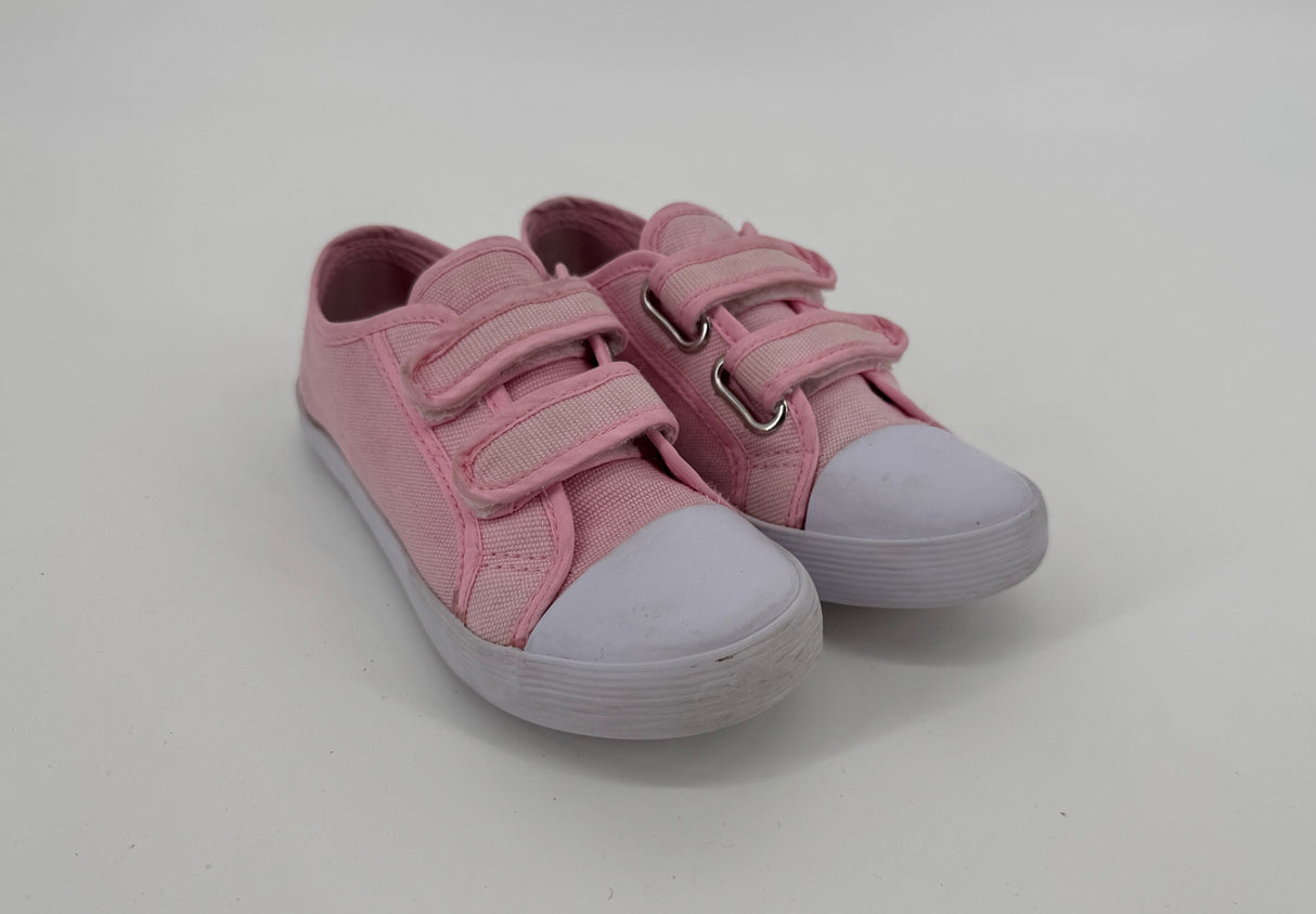 Gymschoenen Roze Canvas Klittenband Maat 31