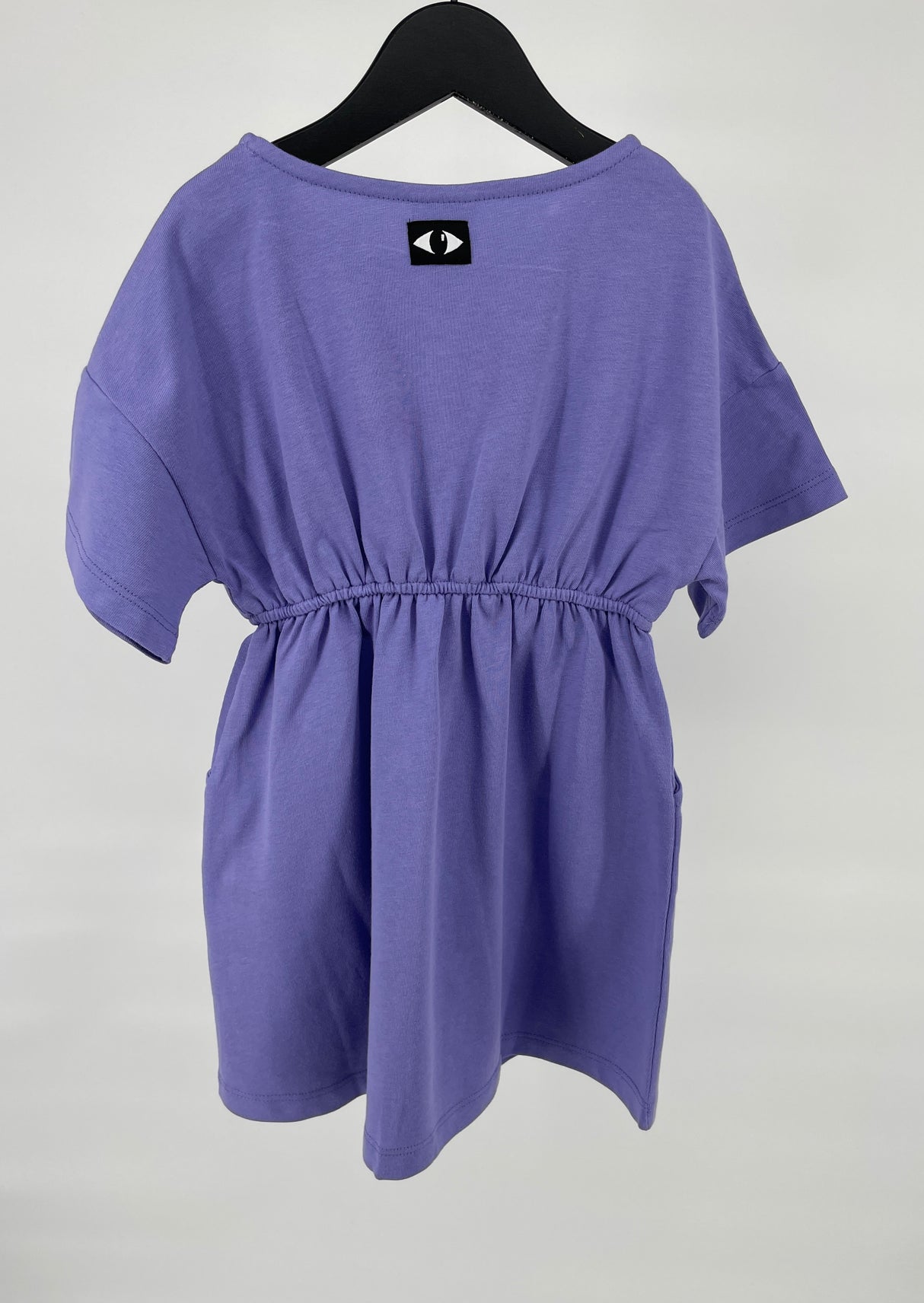 Jurk Korte Mouw Paars Maat 92 / 98