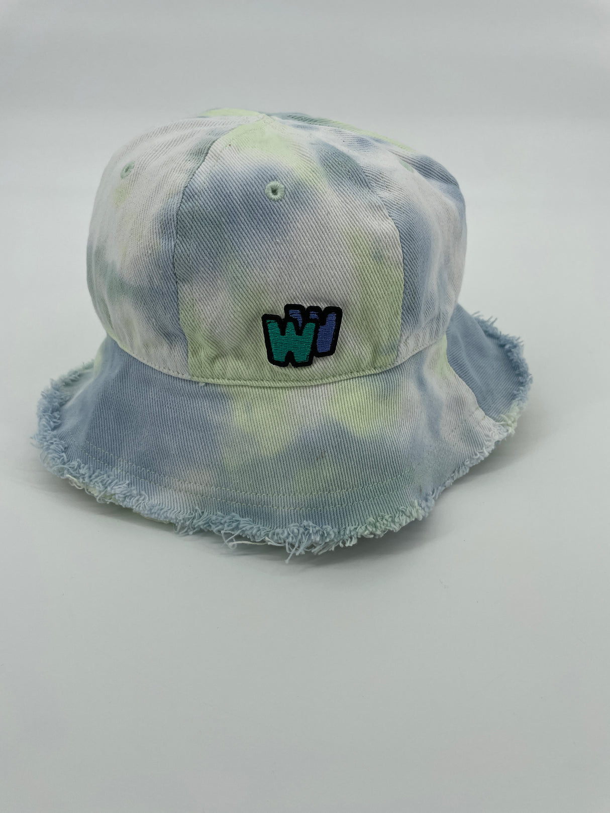 Zonnehoedje Blauw Tie Dye 6 - 10 Jaar