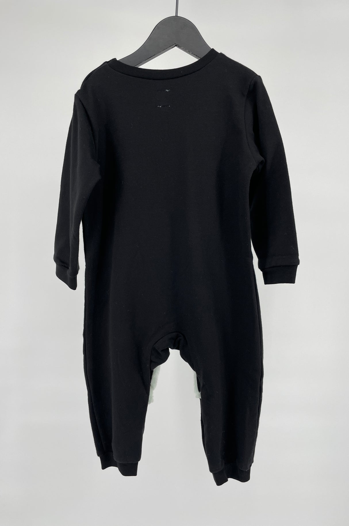 Jumpsuit Zwart met Pinguin Sneeuw Maat 92