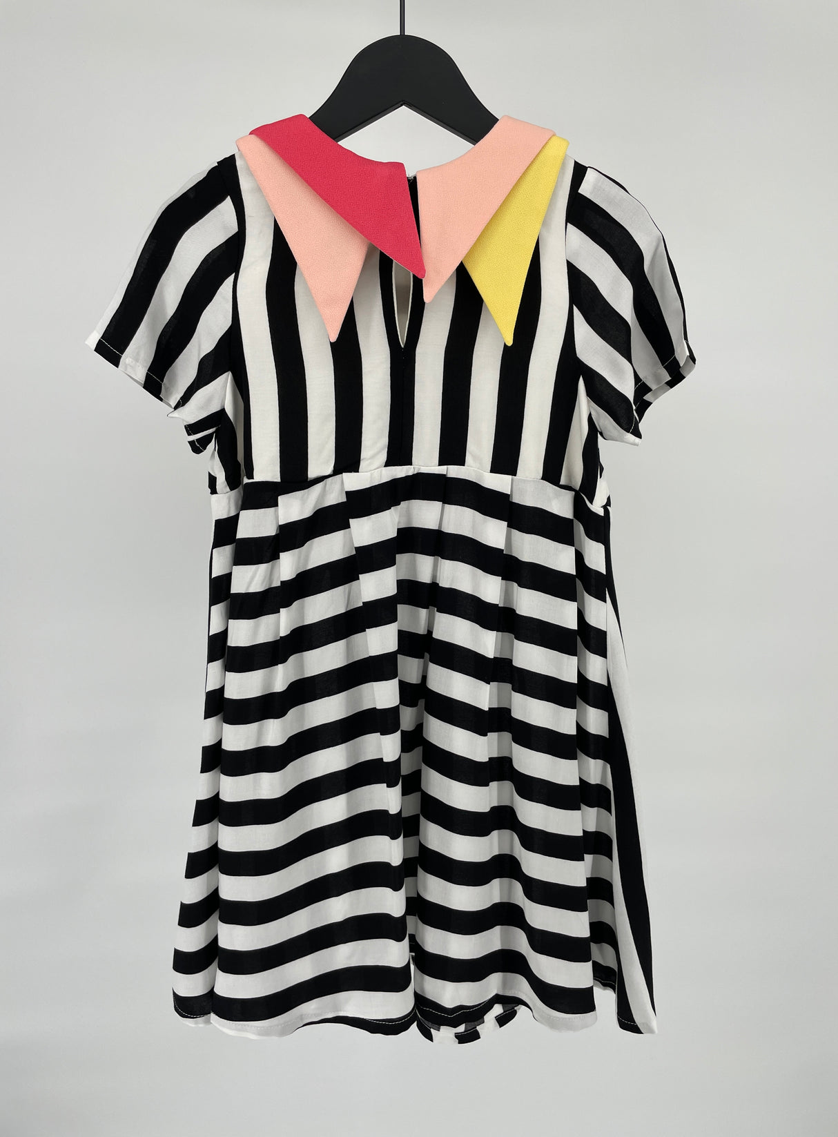 Jurk Zwart Wit Strepen Glam Maat 122