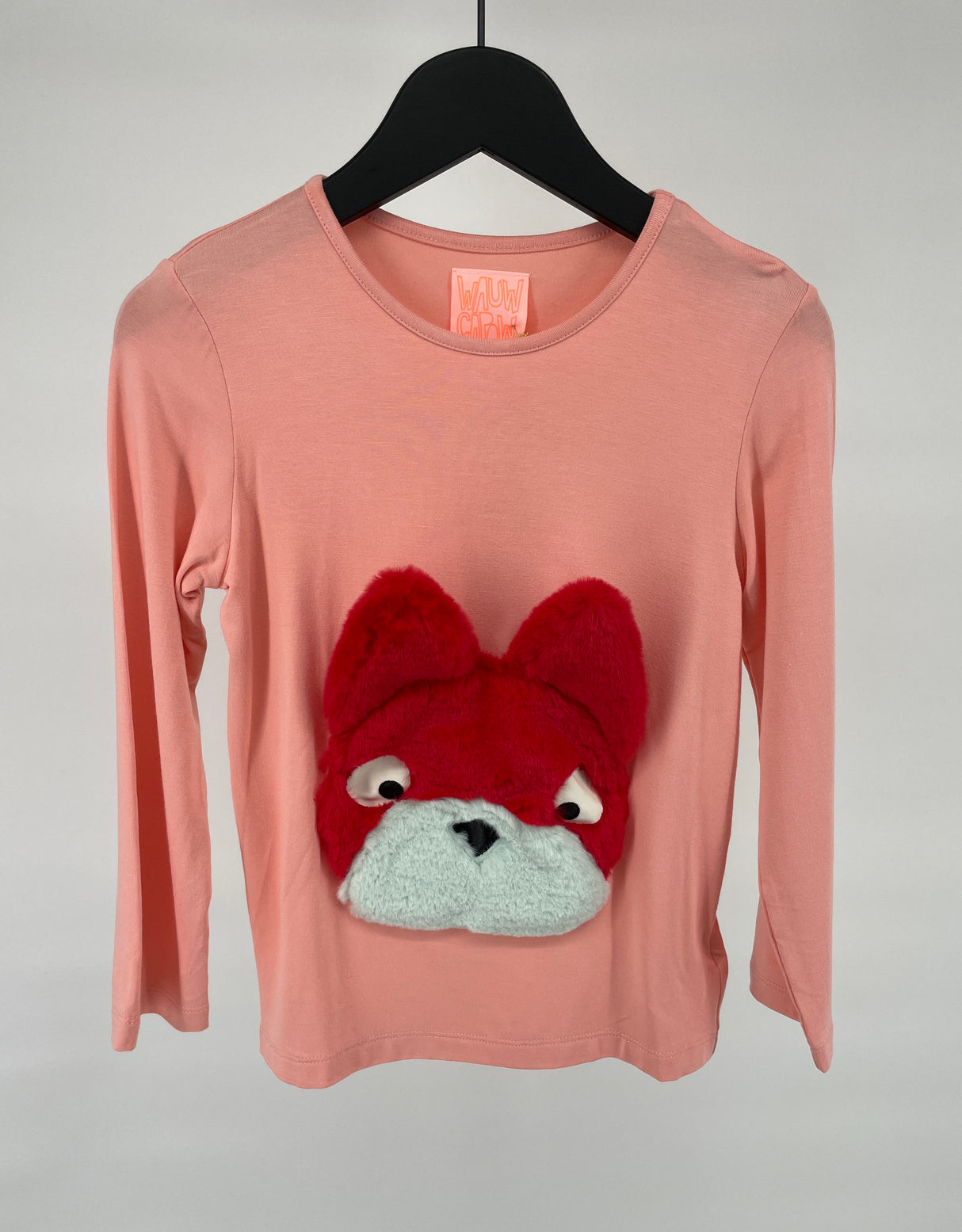 Longsleeve Roze Rood Hond Maat 116