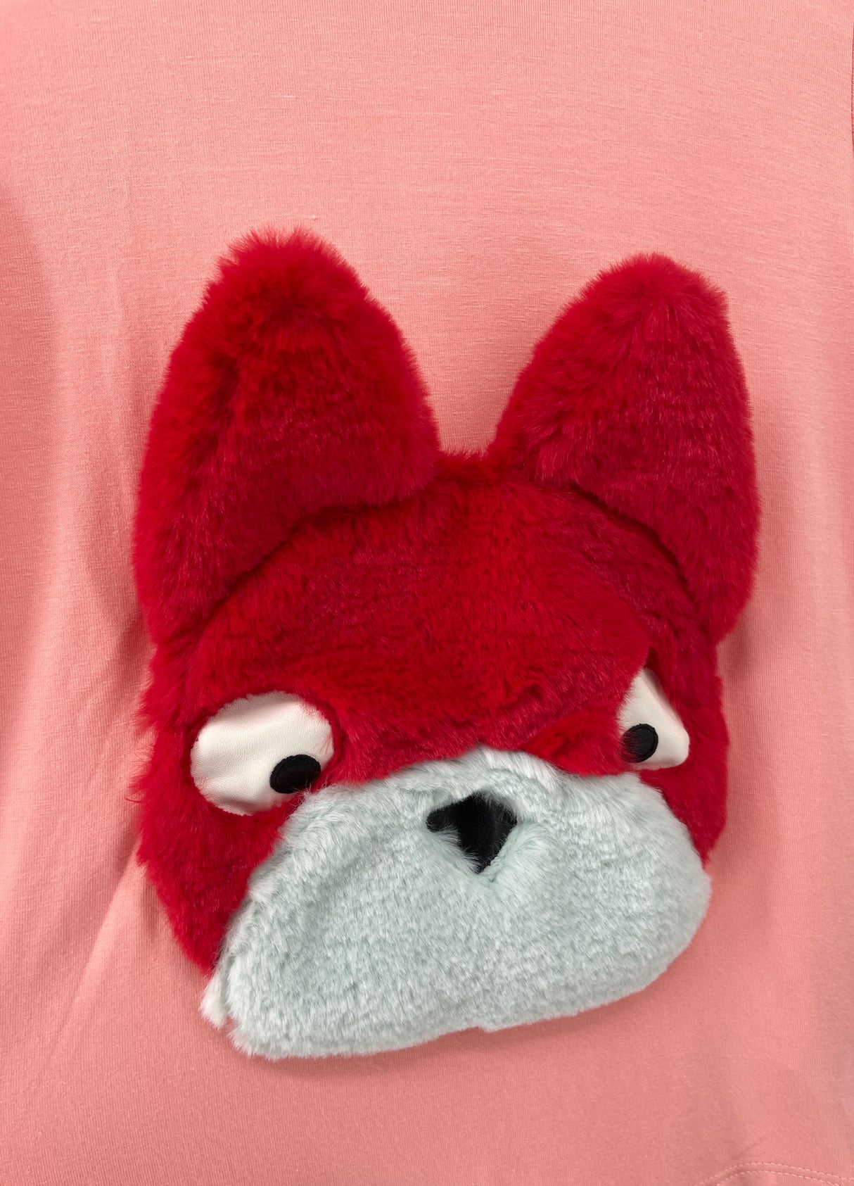 Longsleeve Roze Rood Hond Maat 116