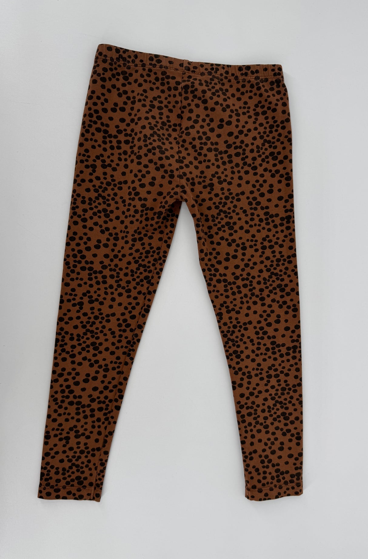 Legging Bruin Stippen Print Maat 104