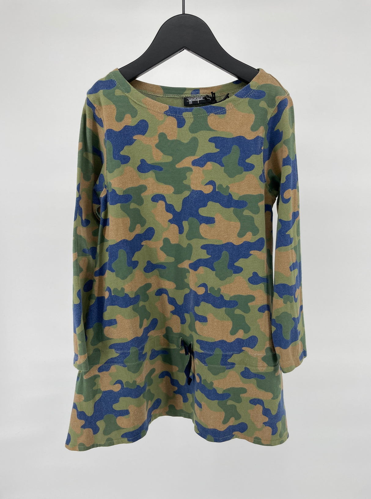 Jurk Lange Mouwen Groen Camouflage Maat 110