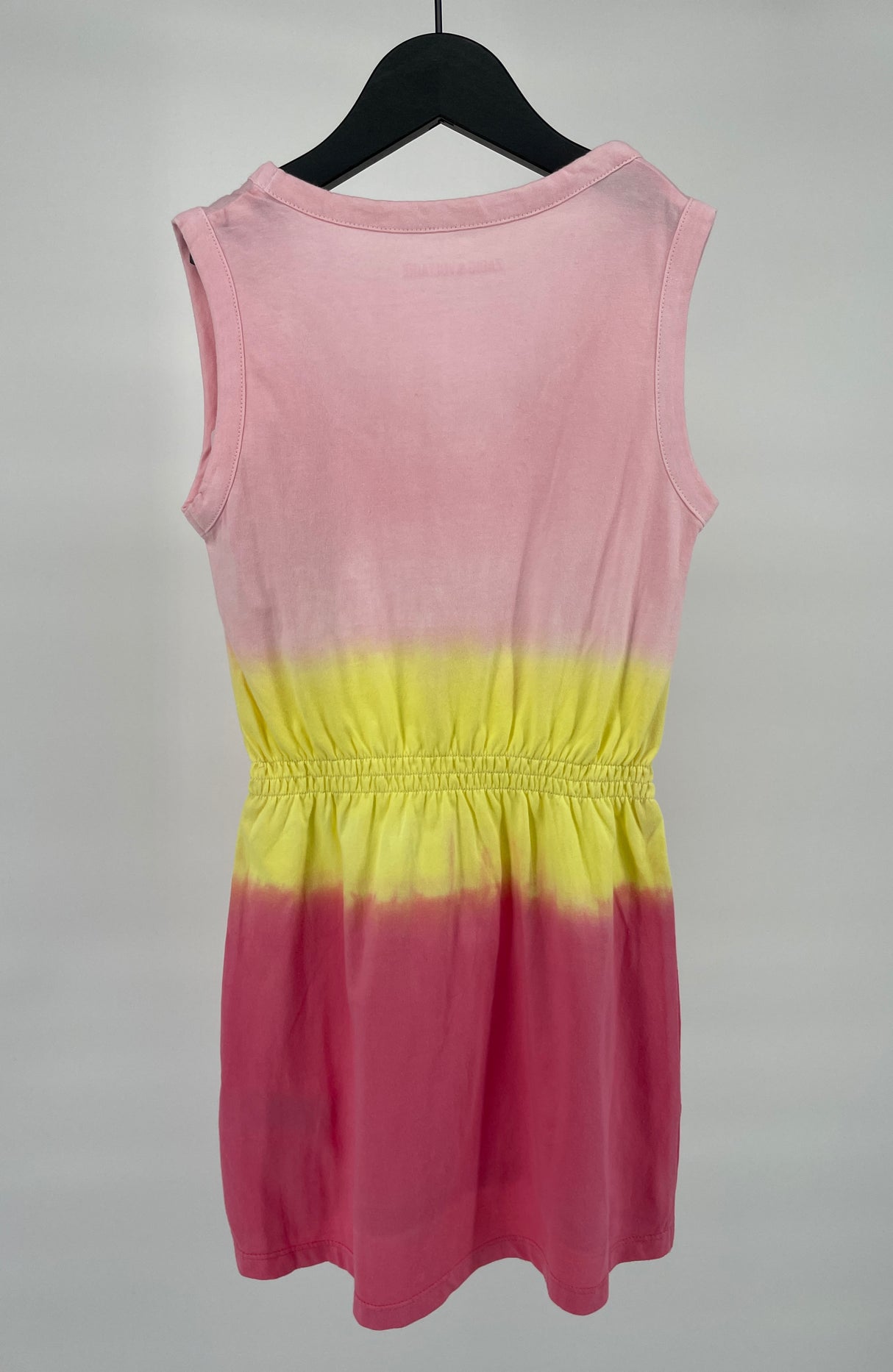 Jurk Mouwloos Roze Geel Maat 116