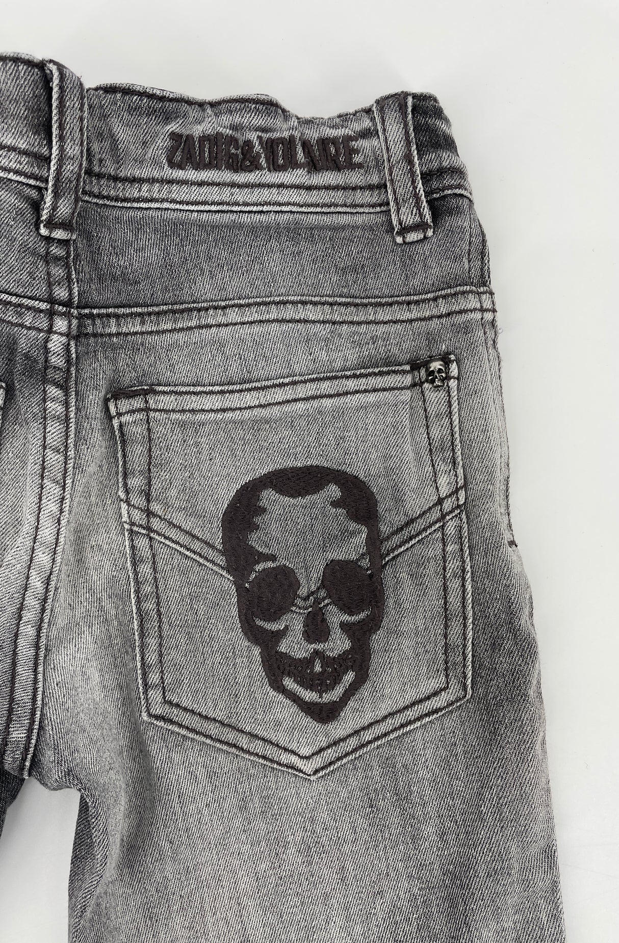 Korte Broek Denim Grijs Maat 128