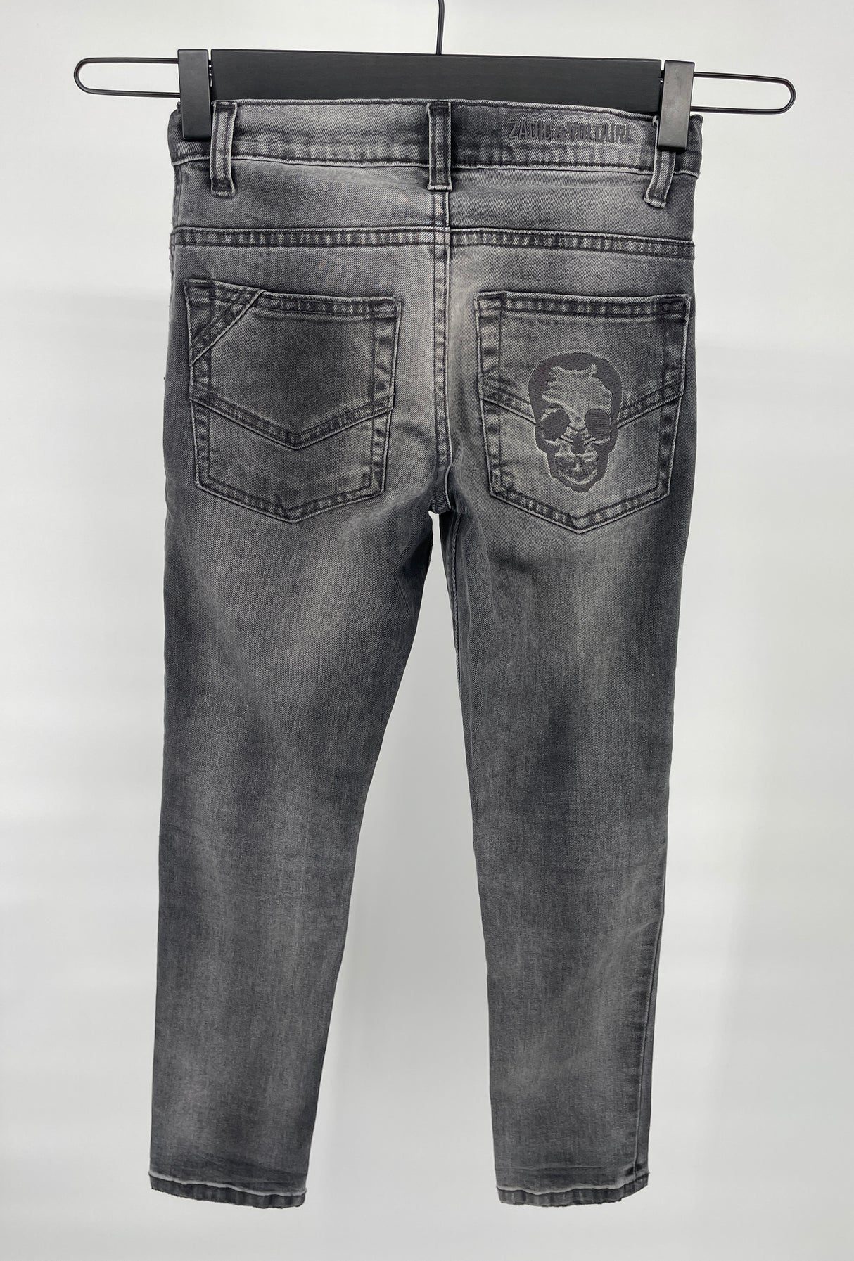 Carl Jeans Grijs Doodshoofd Maat 140