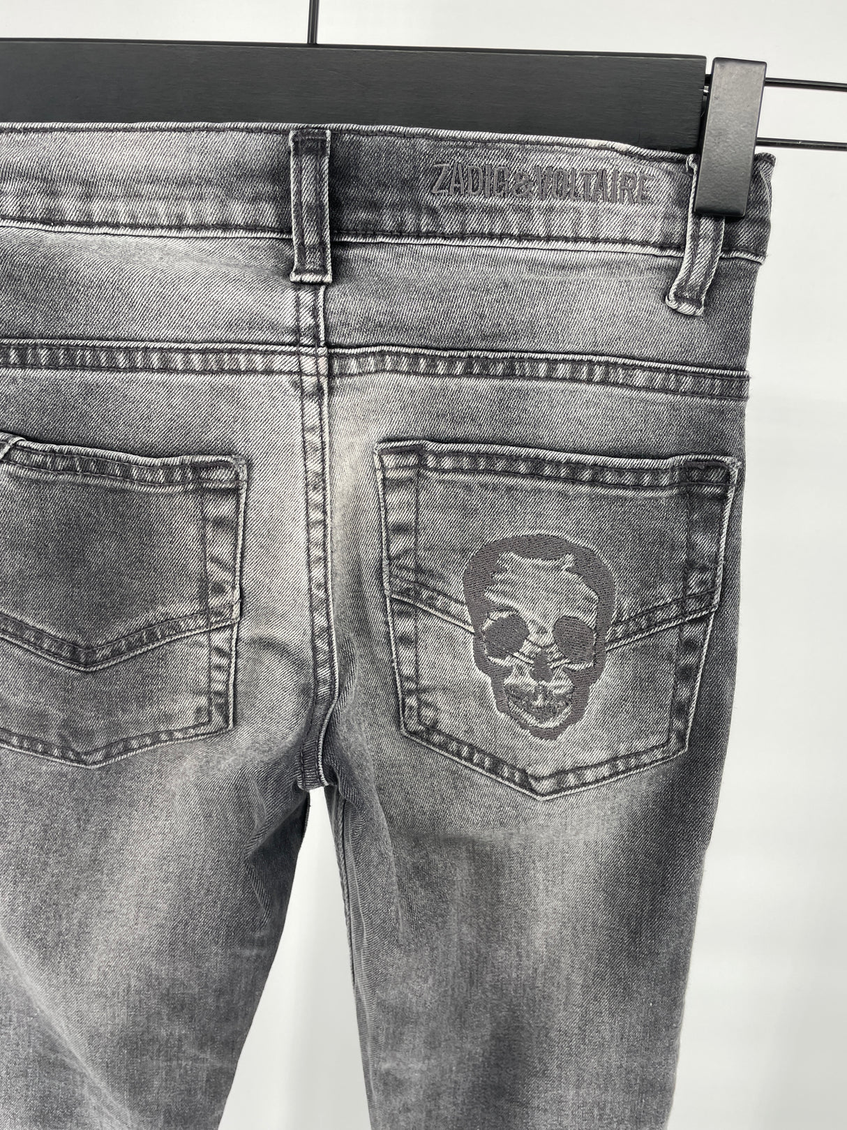 Carl Jeans Grijs Doodshoofd Maat 140