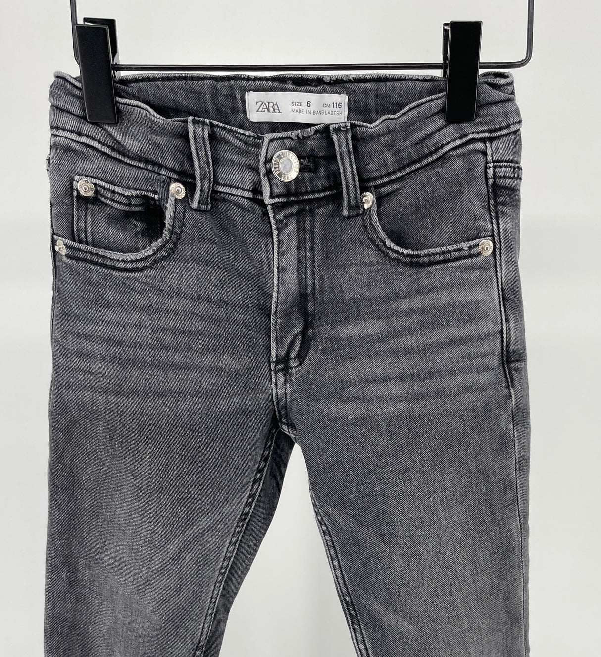 Jeans Grijs Flared Maat 116