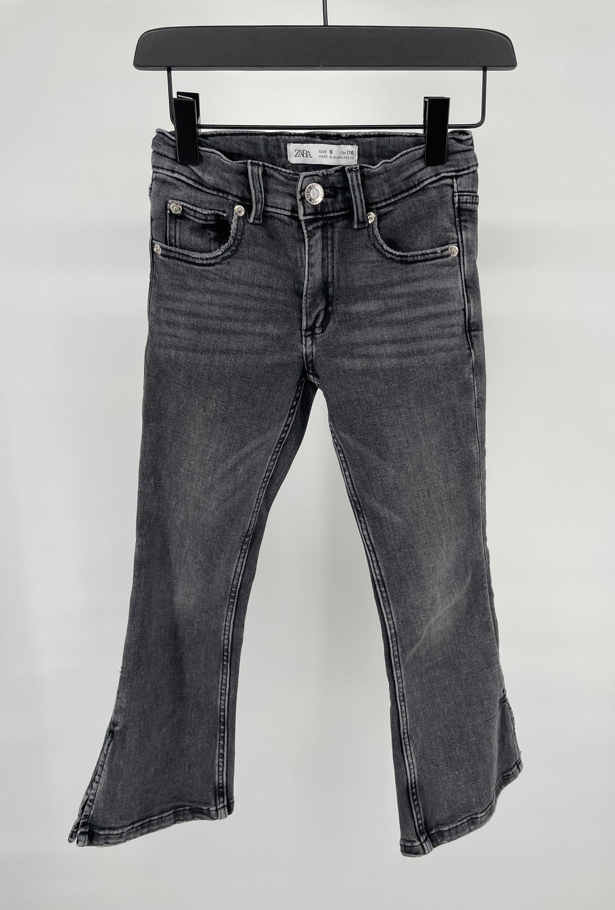 Jeans Grijs Flared Maat 116