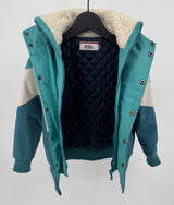 Jas Blauw Wit Maat 122 / 128