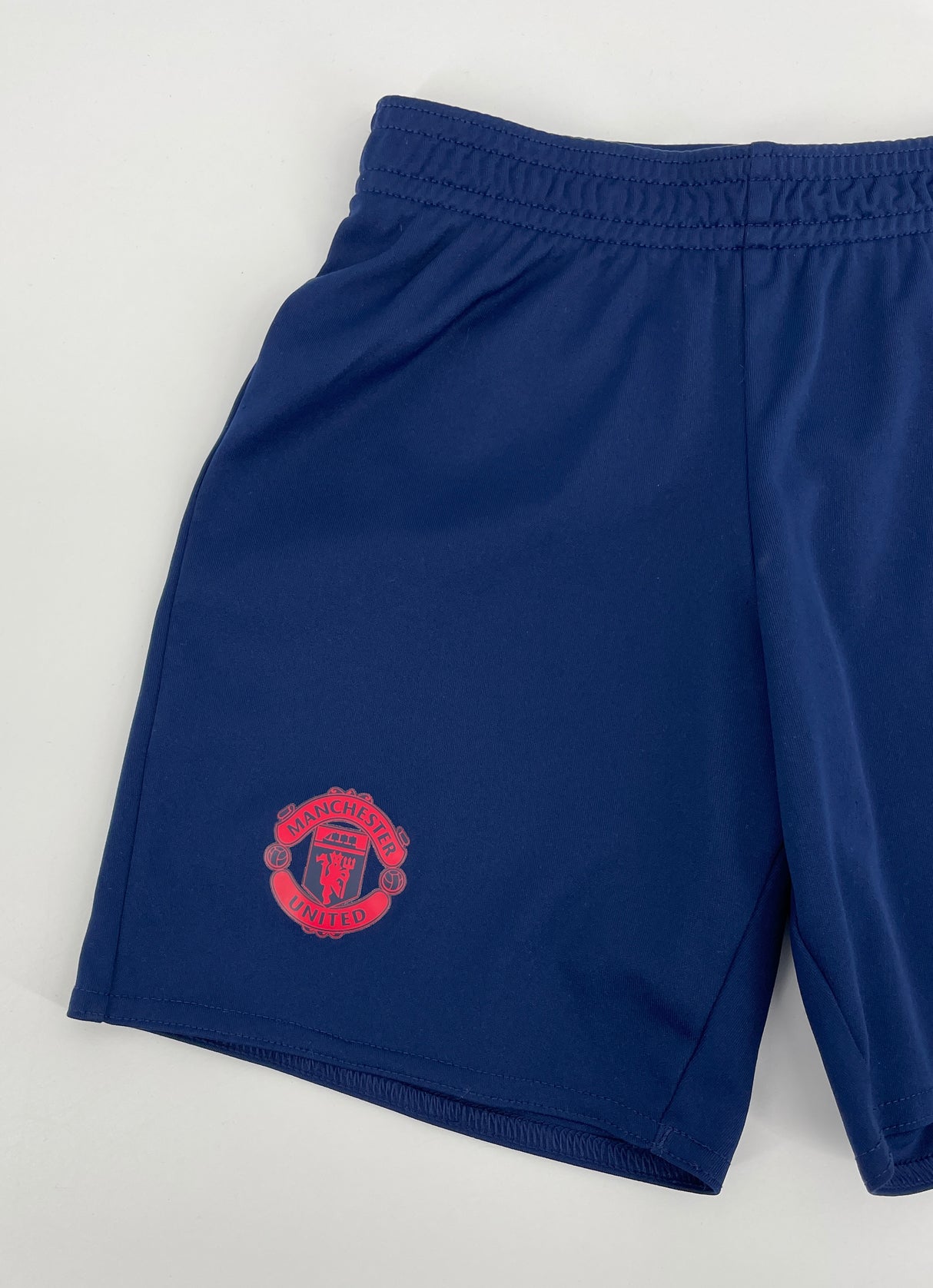 Voetbal Short Donkerblauw Manchester United Maat 116