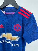 Manchester United Voetbalshirt Uit 16-17 Blauw Maat 128